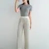 Veida Cullote Pants Ivory - Image 2