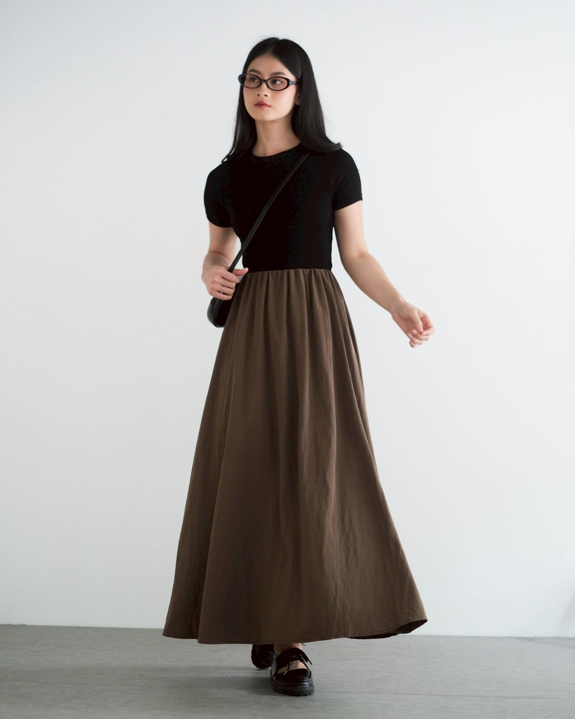 Olenka Skirt Kode 284F Dark Brown - Image 3