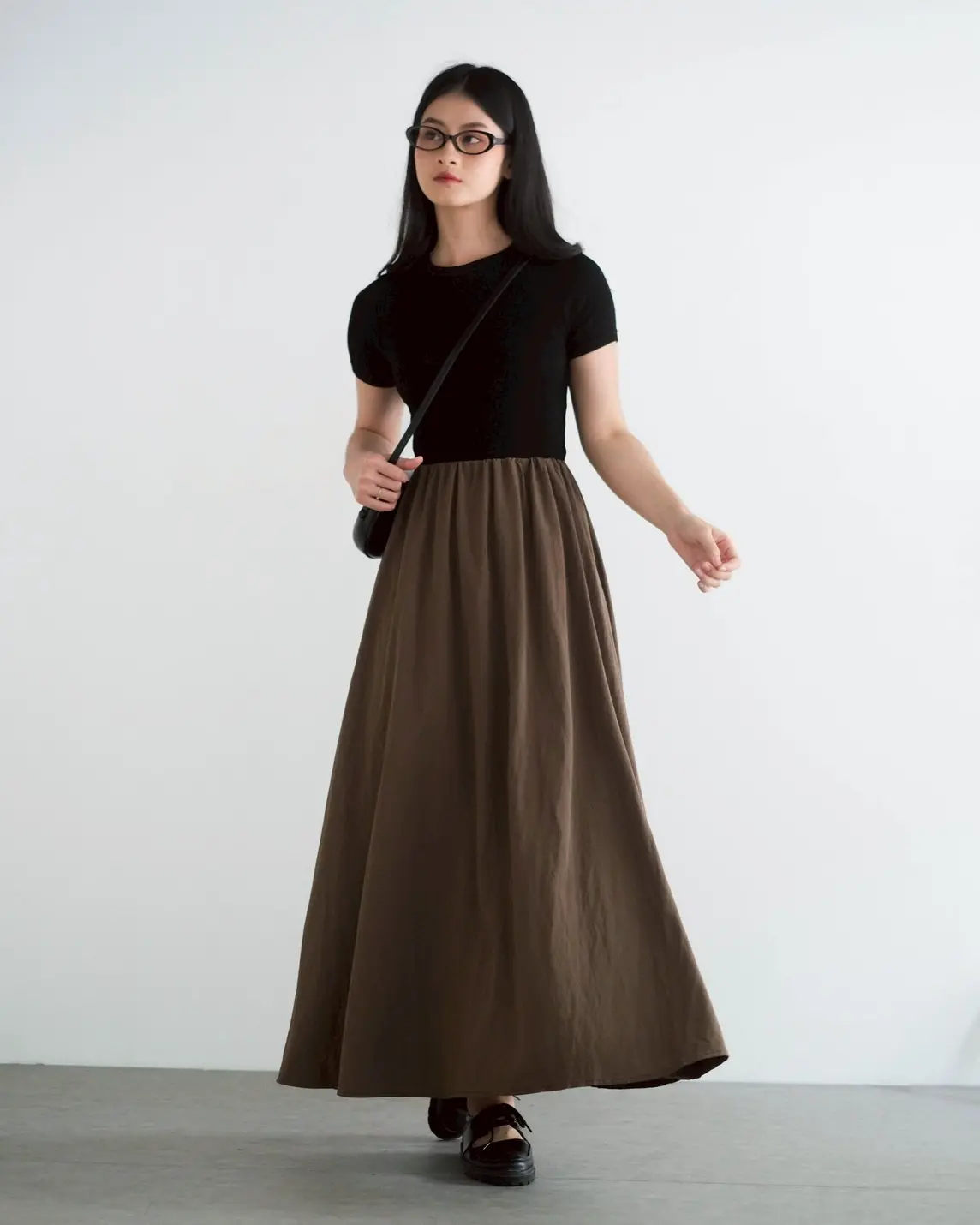 Olenka Skirt Kode 284F Dark Brown - Image 3
