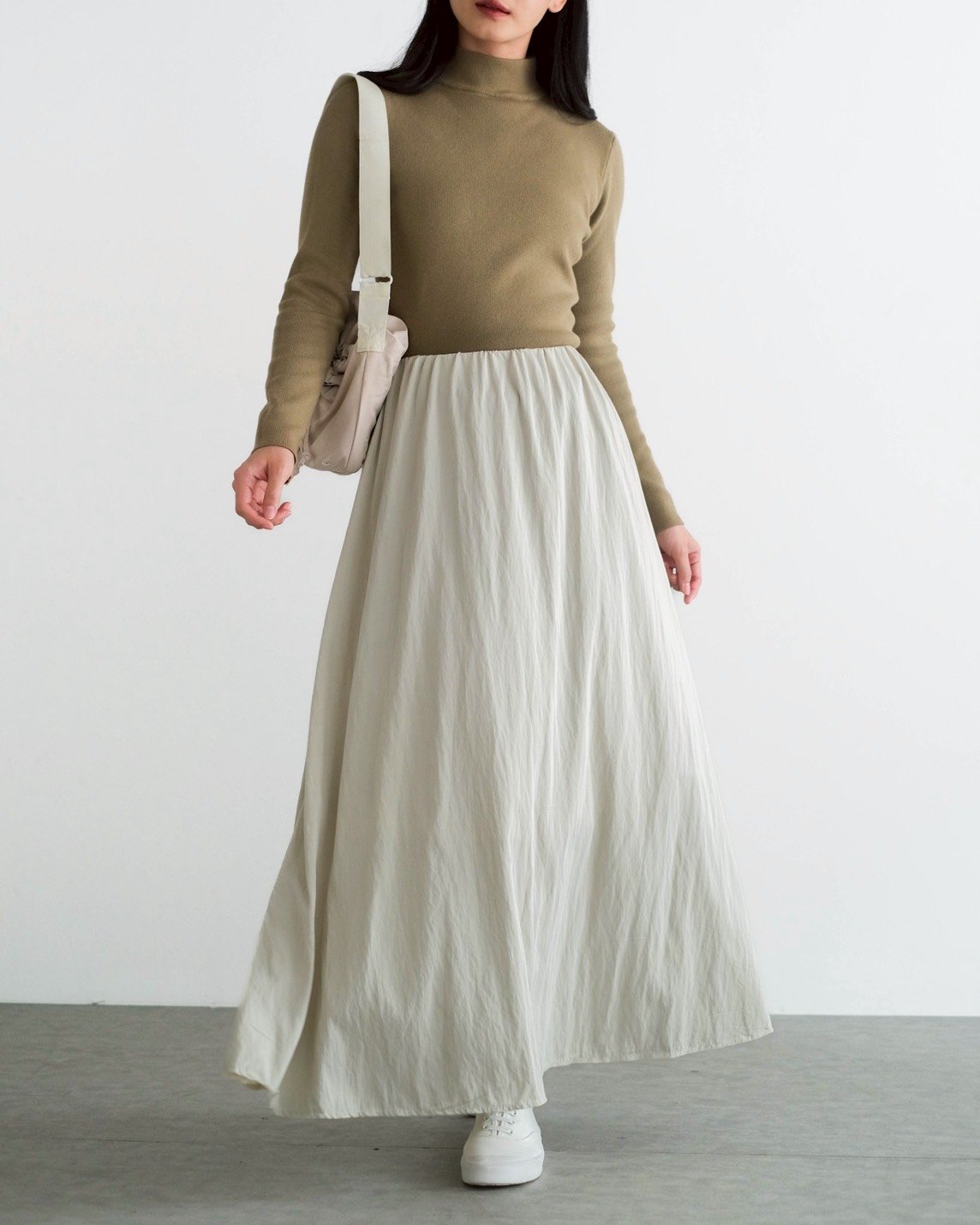 Olenka Skirt Kode 284F Beige