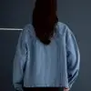 Qahira Denim Jacket Kode 305F Dark Blue - Image 4
