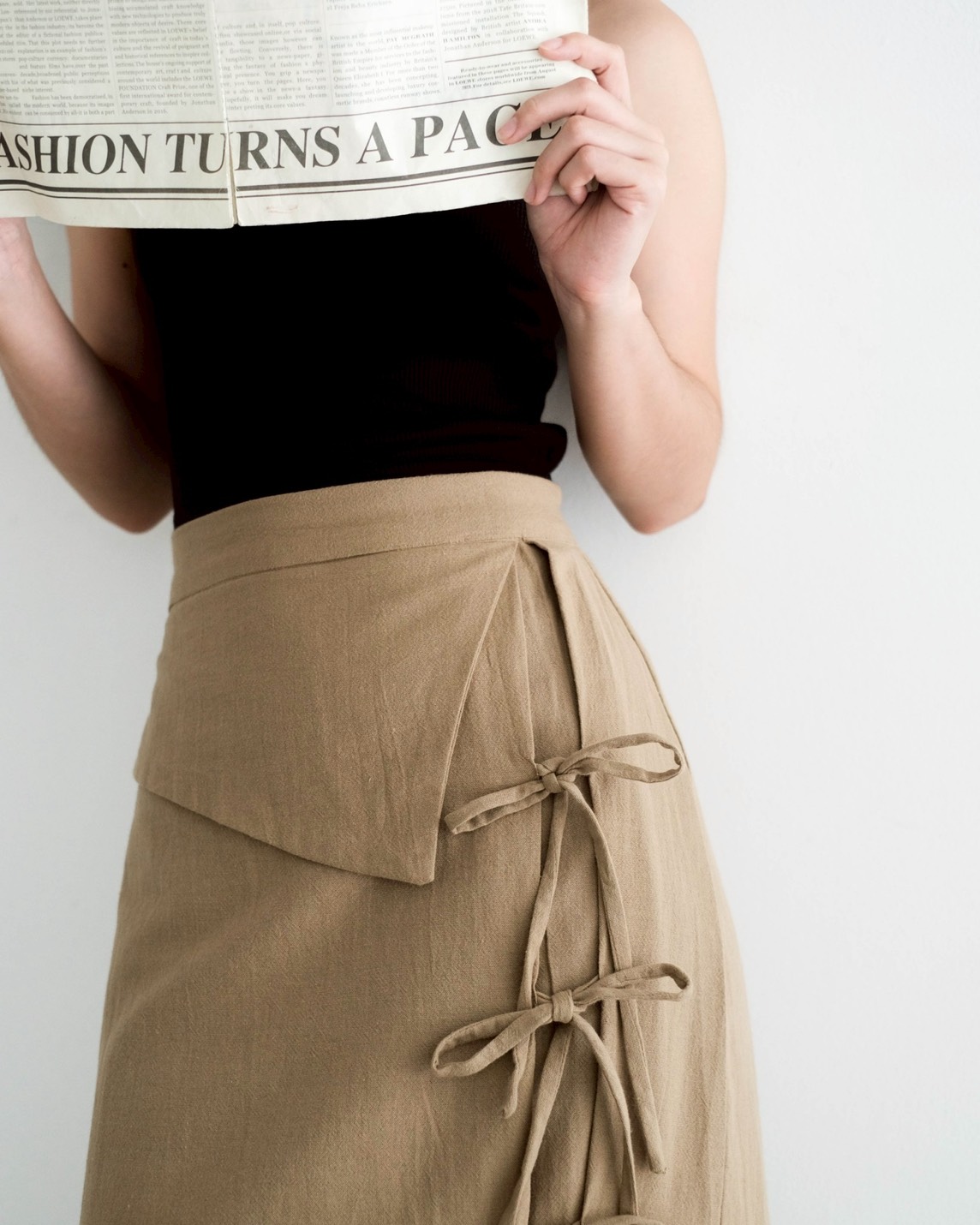 BYMONA Skirt Kode 25270 Khaky - Image 3