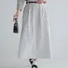 Diora Stripe Skirt Kode 19596 Broken White - Image 4