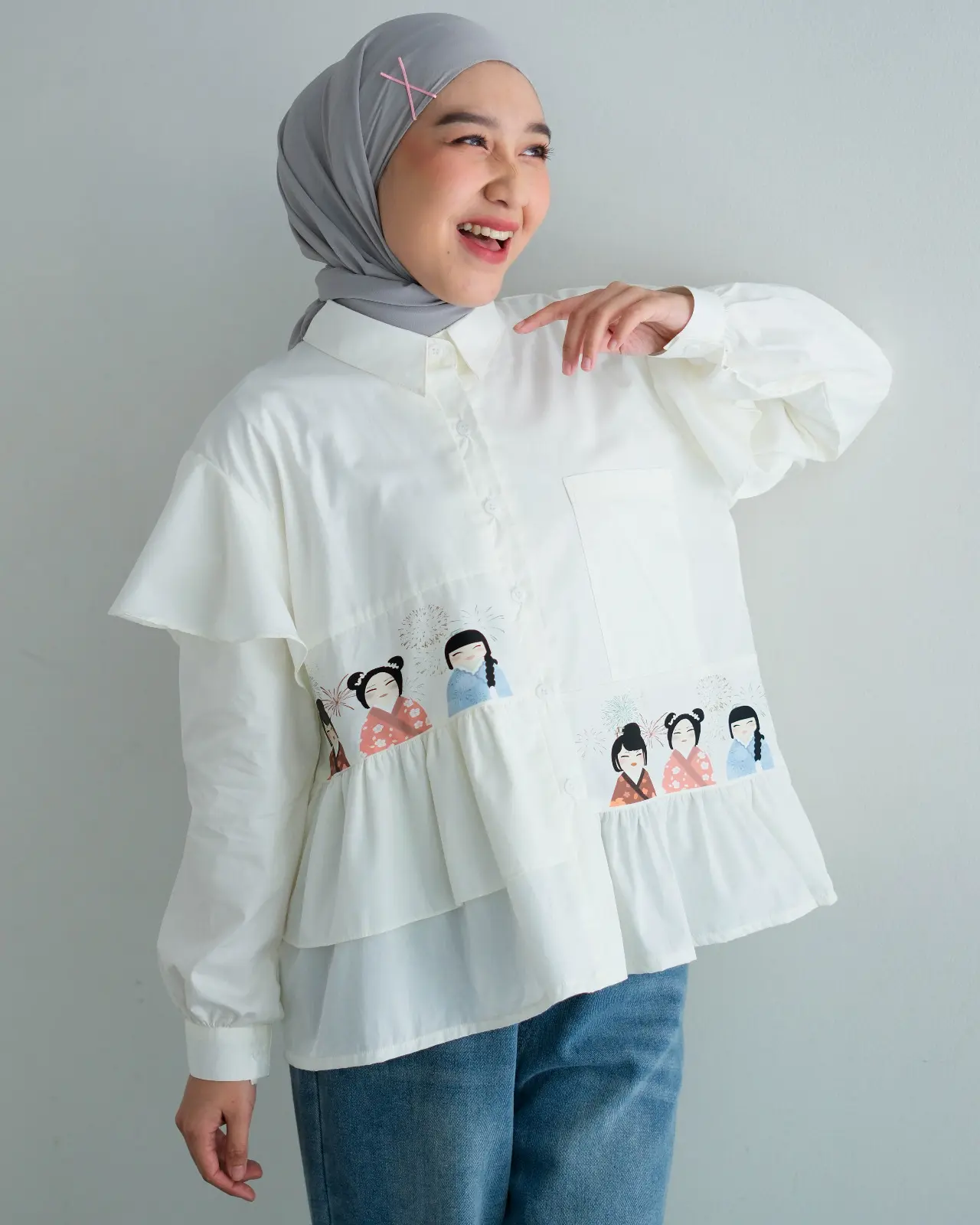 Ayame Shirt Broken White
