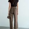 Bevin Stripe Pants Kode 70753 Coffee - Image 3