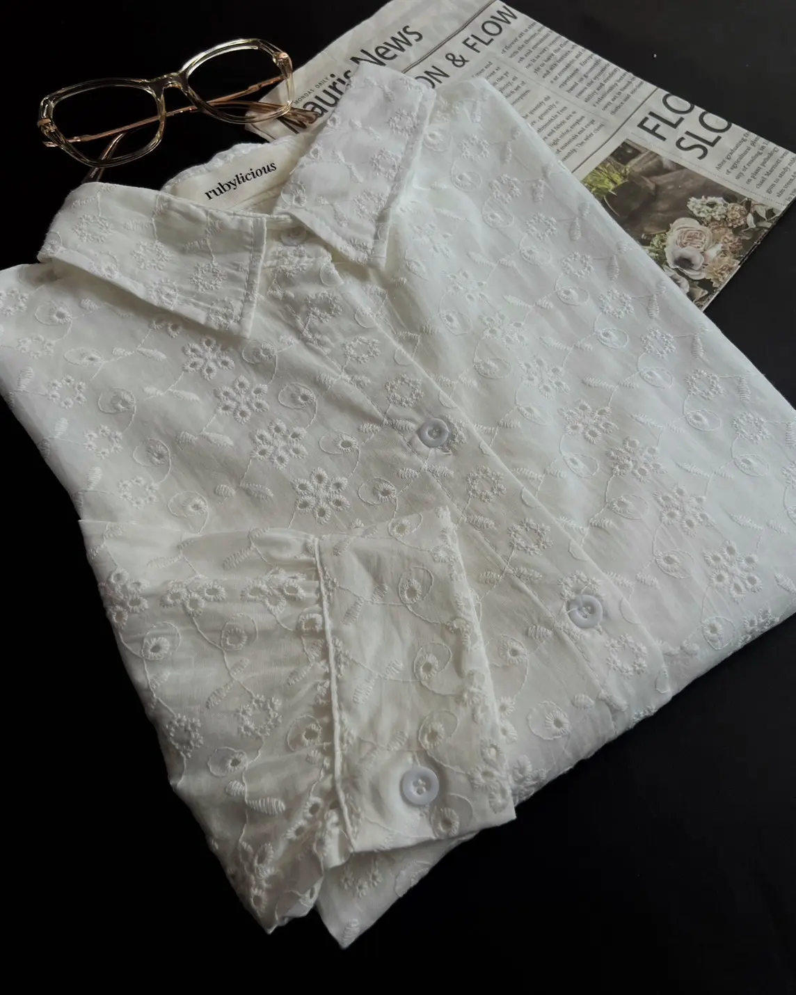 Aysa Shirt Kode 19603 Broken White