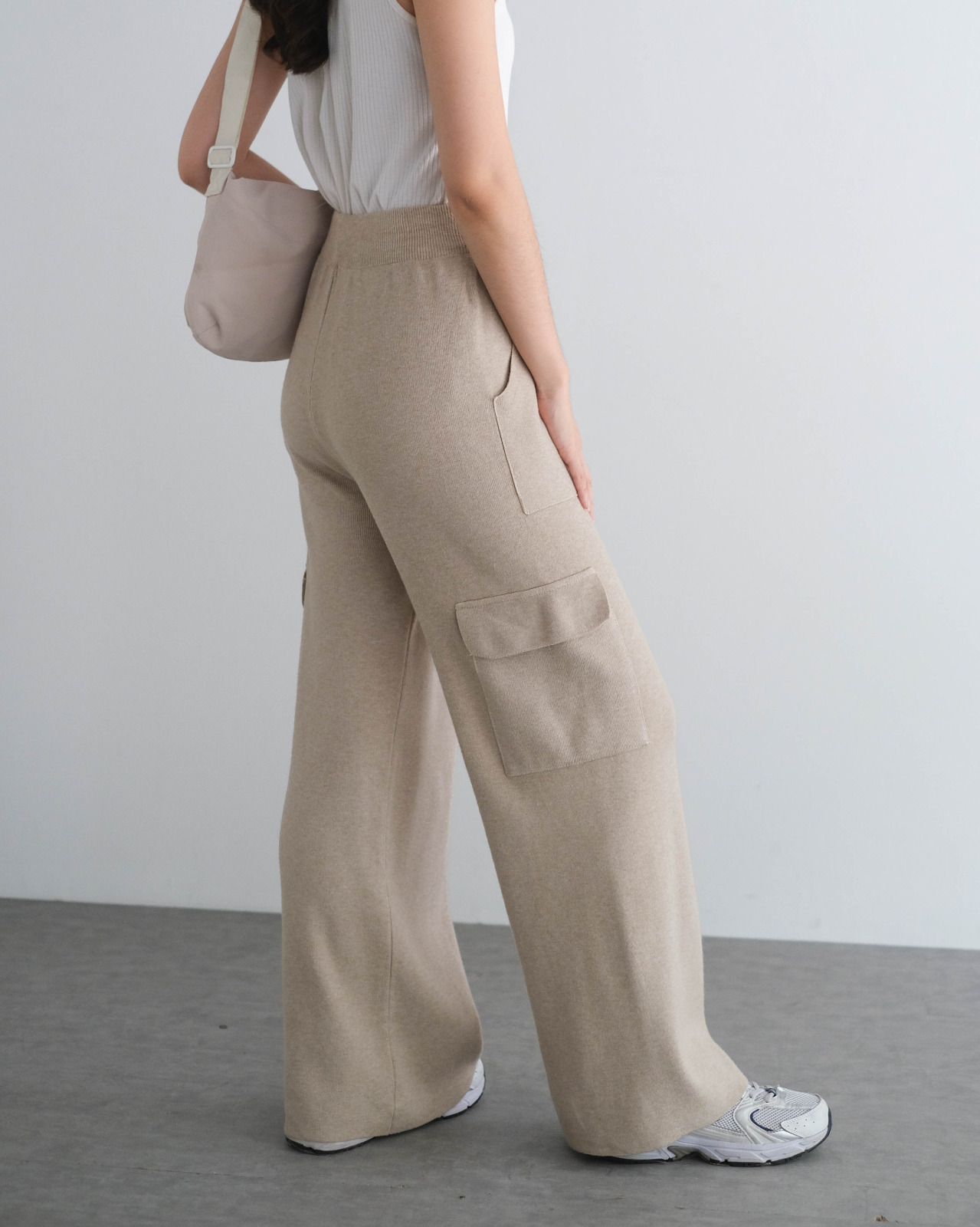 Alternative view of Usria Cullote Pants Kode 355F Khaki