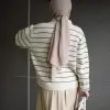 Richika Stripe Cardi Kode 23 Beige - Image 2
