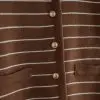 Richika Stripe Cardi Kode 23 Coffee - Image 4