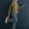 Carsen Longsleeve Kode 258F Army - Image 3