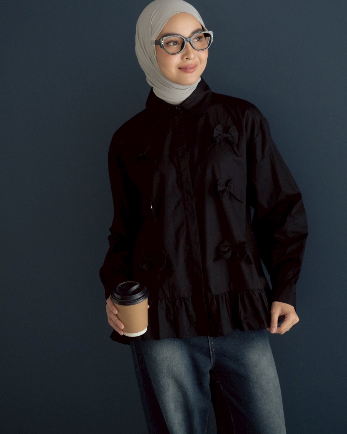 Xavyn Shirt Kode K 033 Black