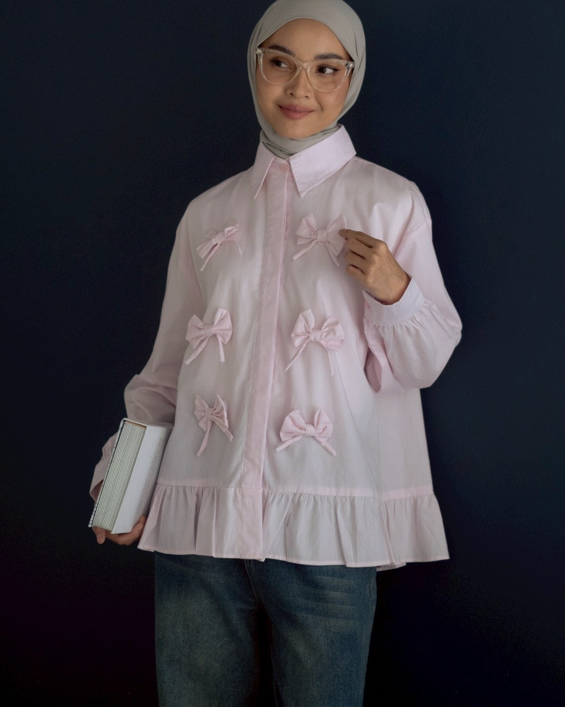 Xavyn Shirt Kode K 033 Baby Pink - Image 2