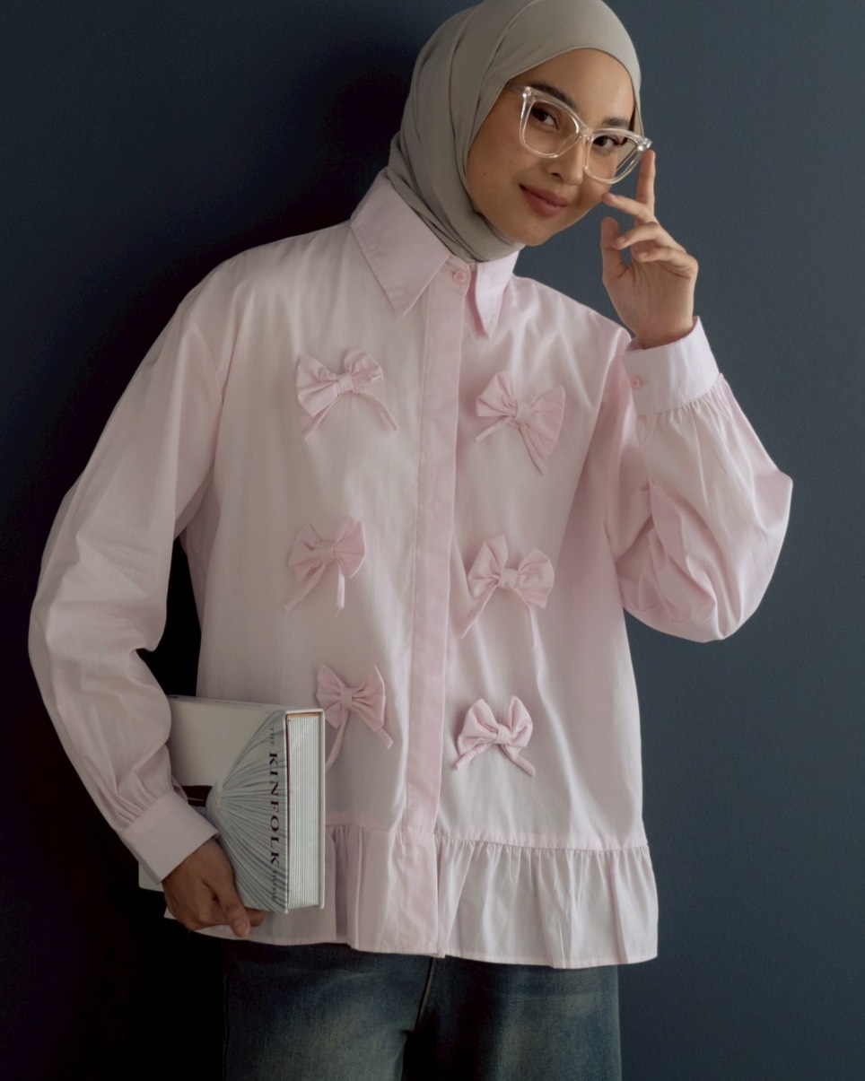 Xavyn Shirt Kode K 033 Baby Pink