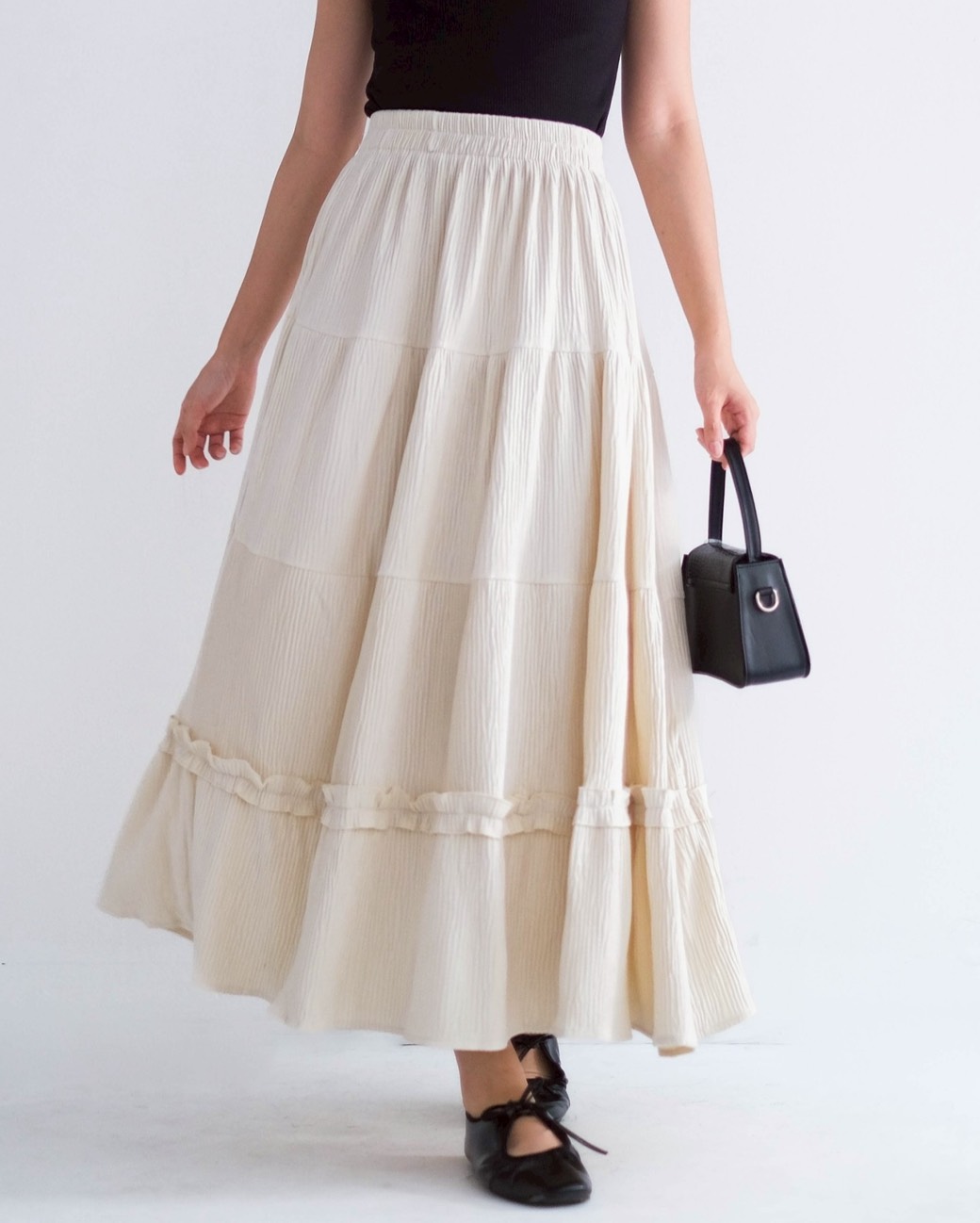 Lalita Skirt Kode 370F Ivory - Image 3