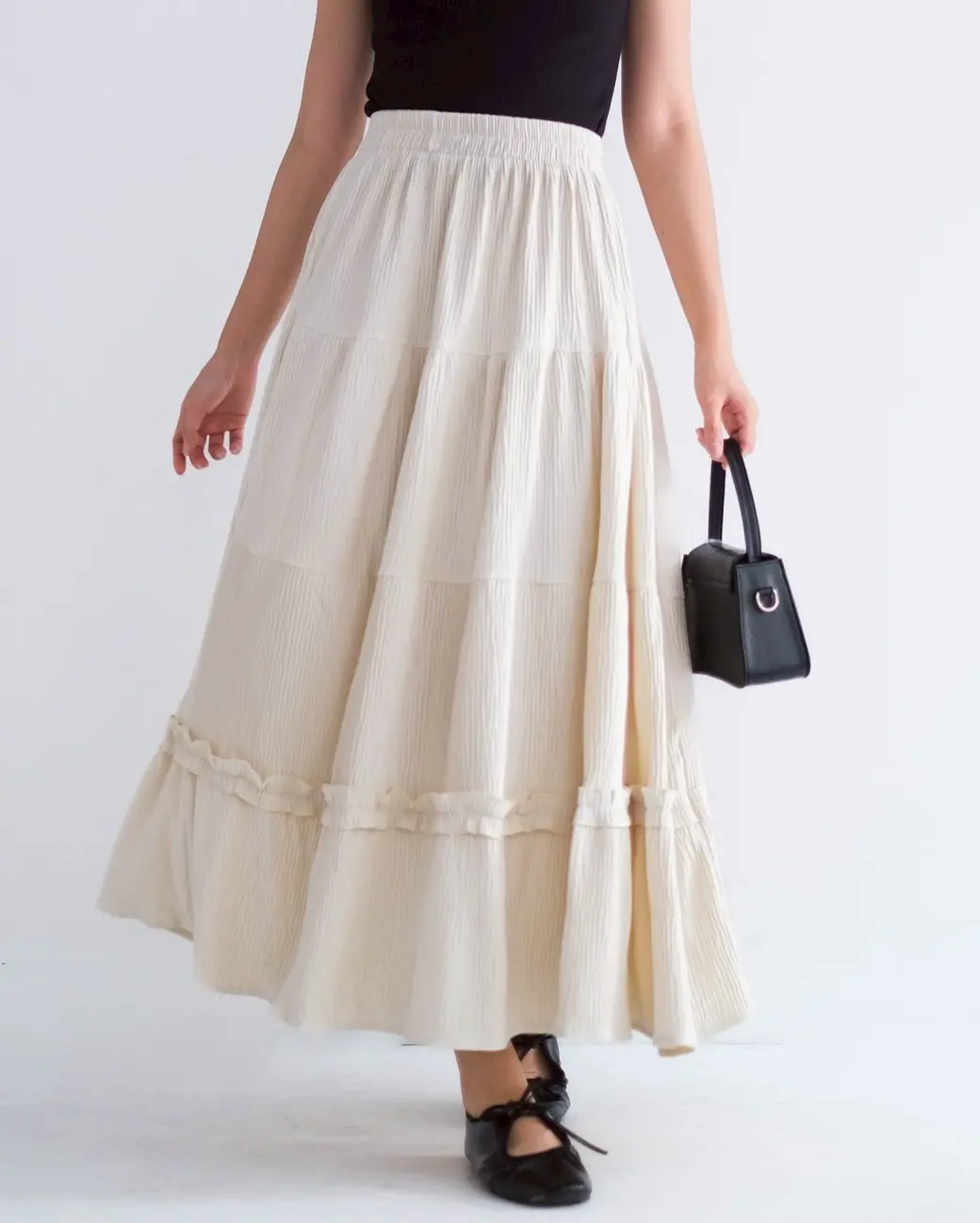 Lalita Skirt Kode 370F Ivory - Image 3