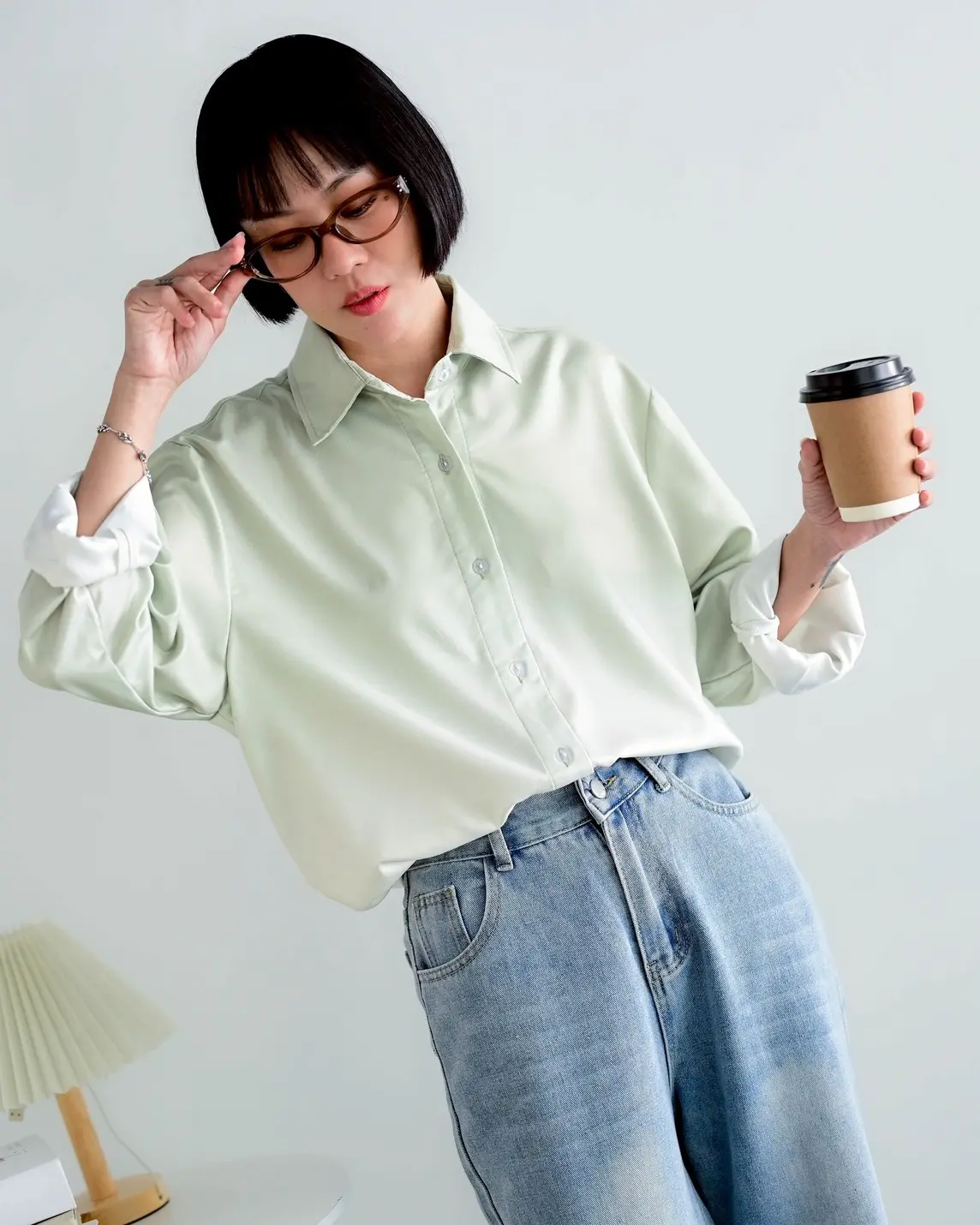 Gradient Shirt Sage - Image 2