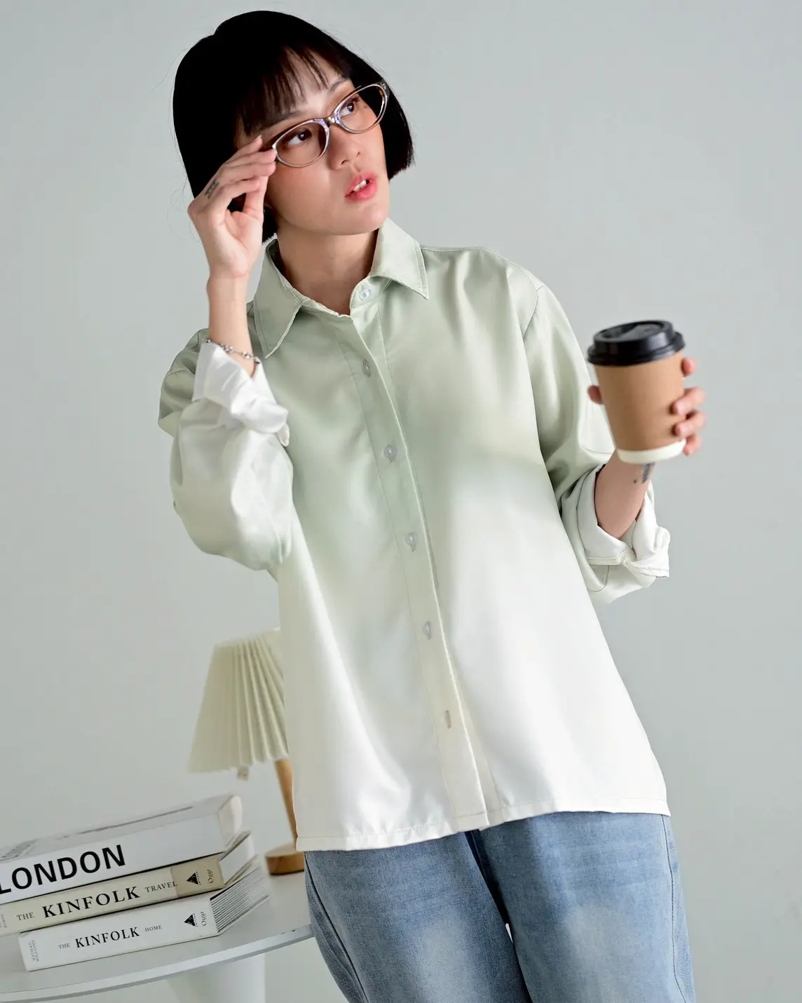 Gradient Shirt Sage