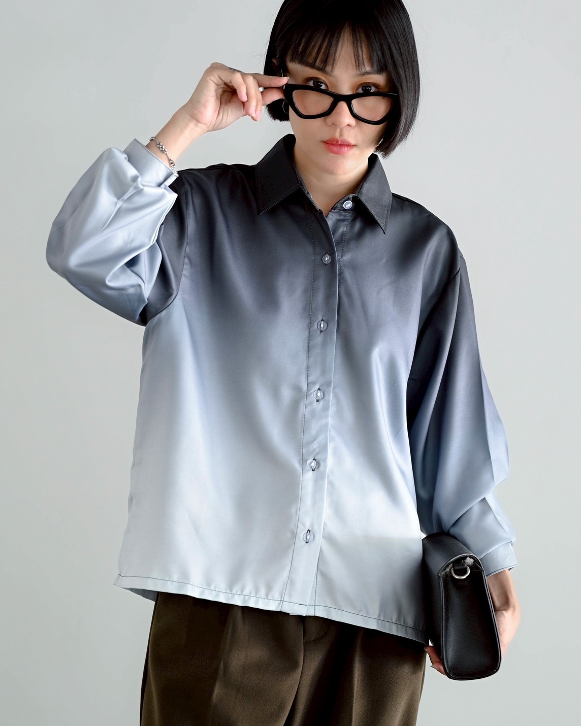 Gradient Shirt Dark Grey