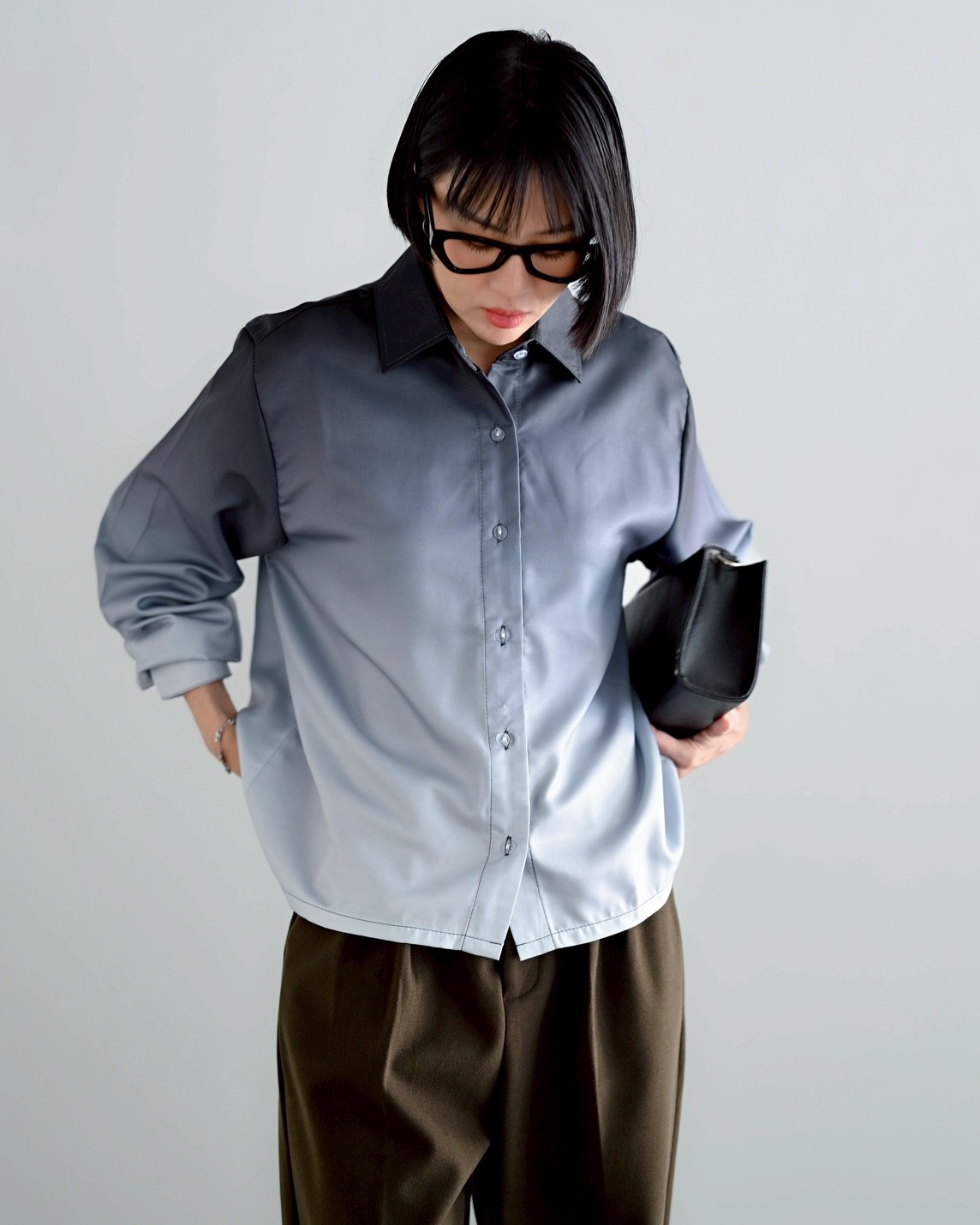 Gradient Shirt Dark Grey - Image 3