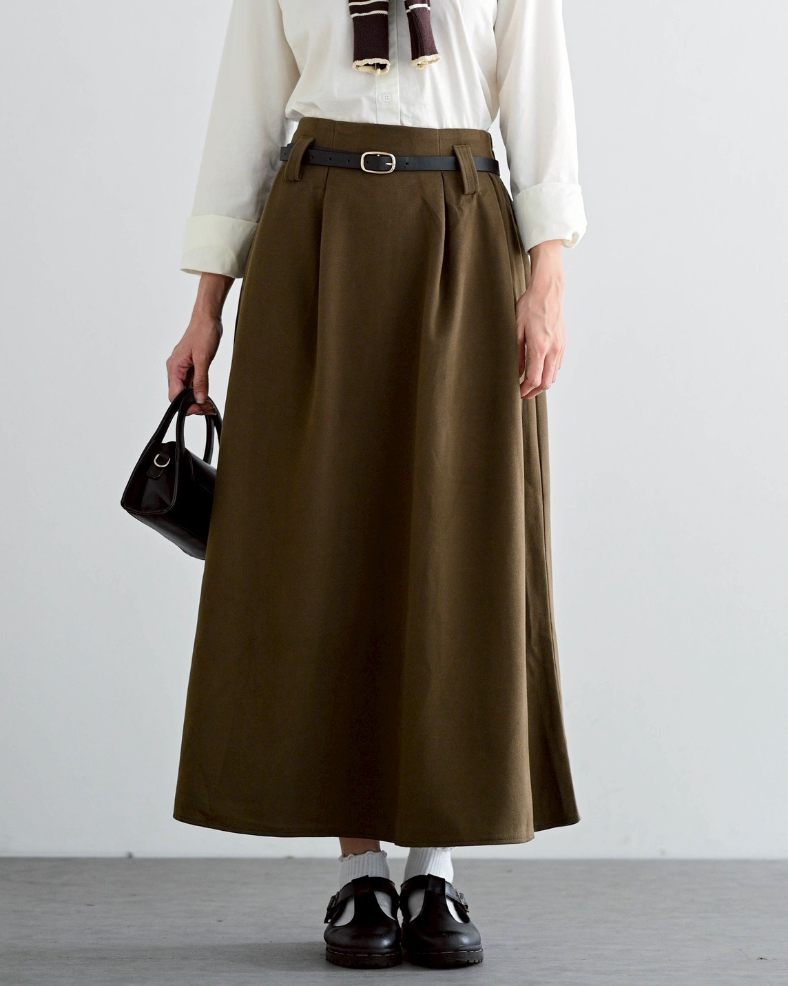 Selma Skirt Kode 379F Dark Brown