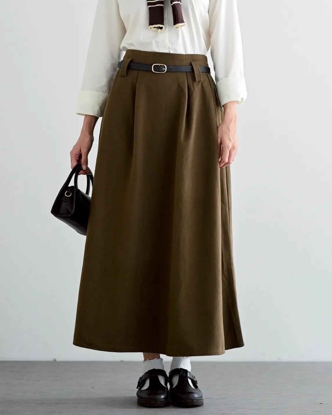 Selma Skirt Kode 379F Dark Brown