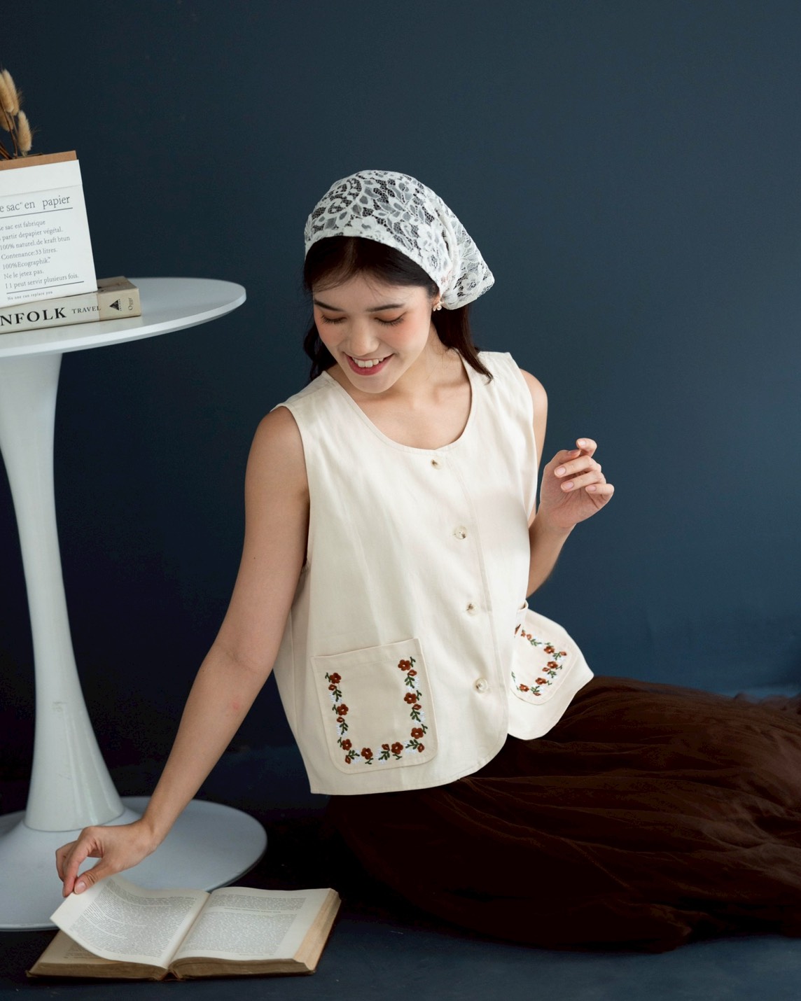 Chiasa Vest Kode 300F Beige - Image 2