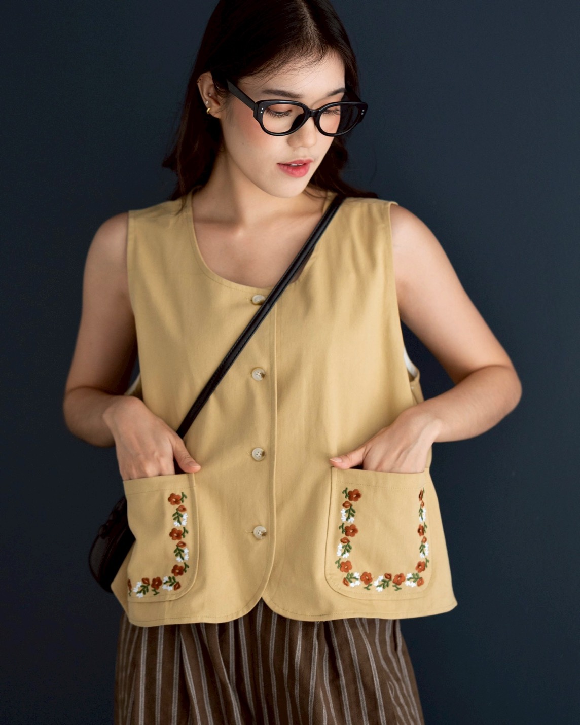 Chiasa Vest Kode 300F Cream