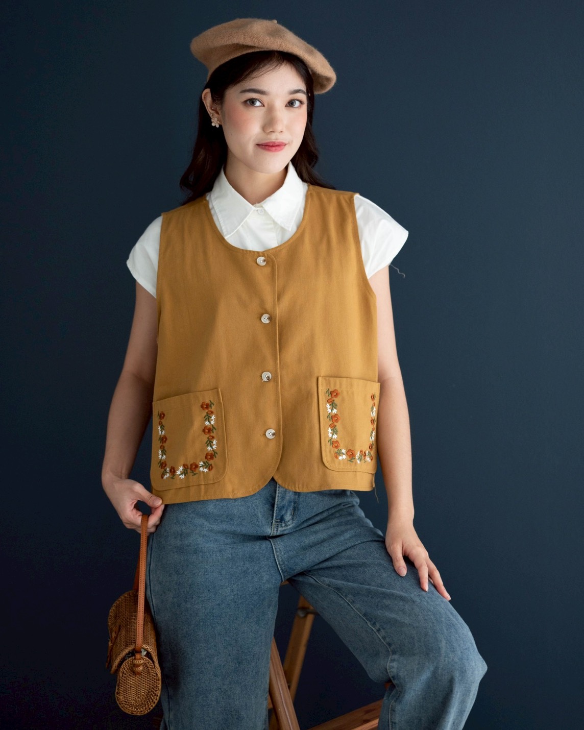 Chiasa Vest Kode 300F Cinnamon