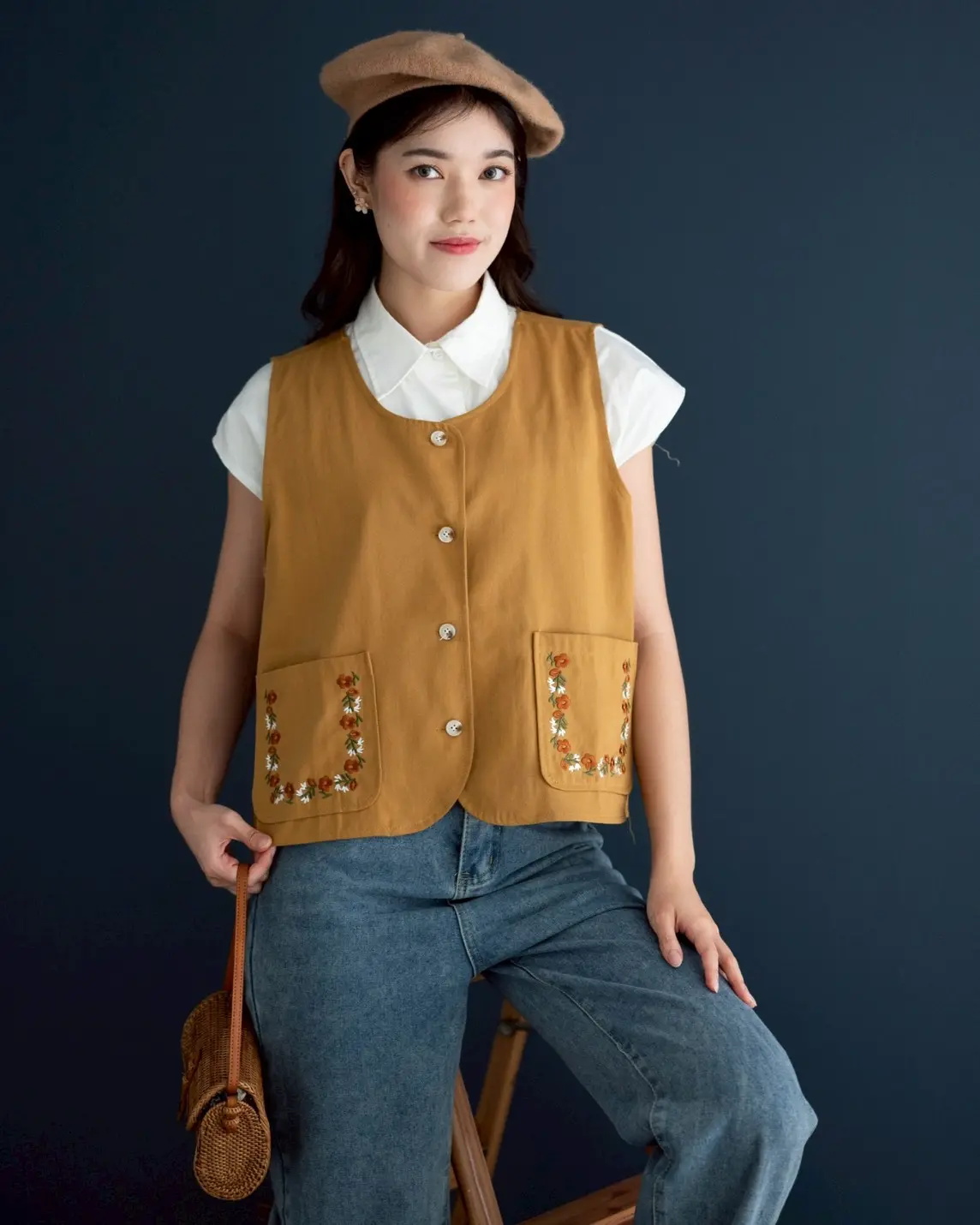 Chiasa Vest Kode 300F Cinnamon