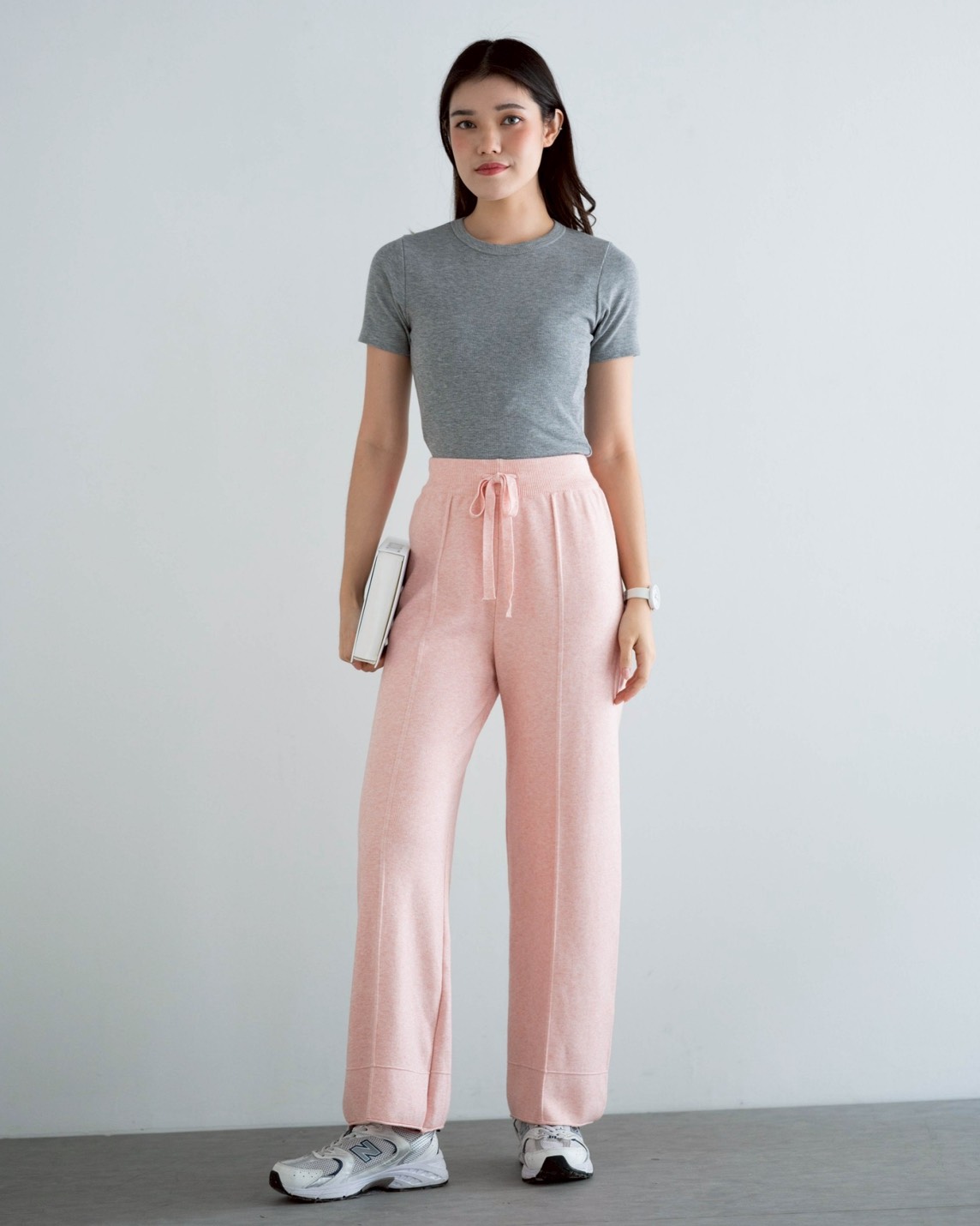 Latifa Cullote Pants Kode 358F Pink - Image 2