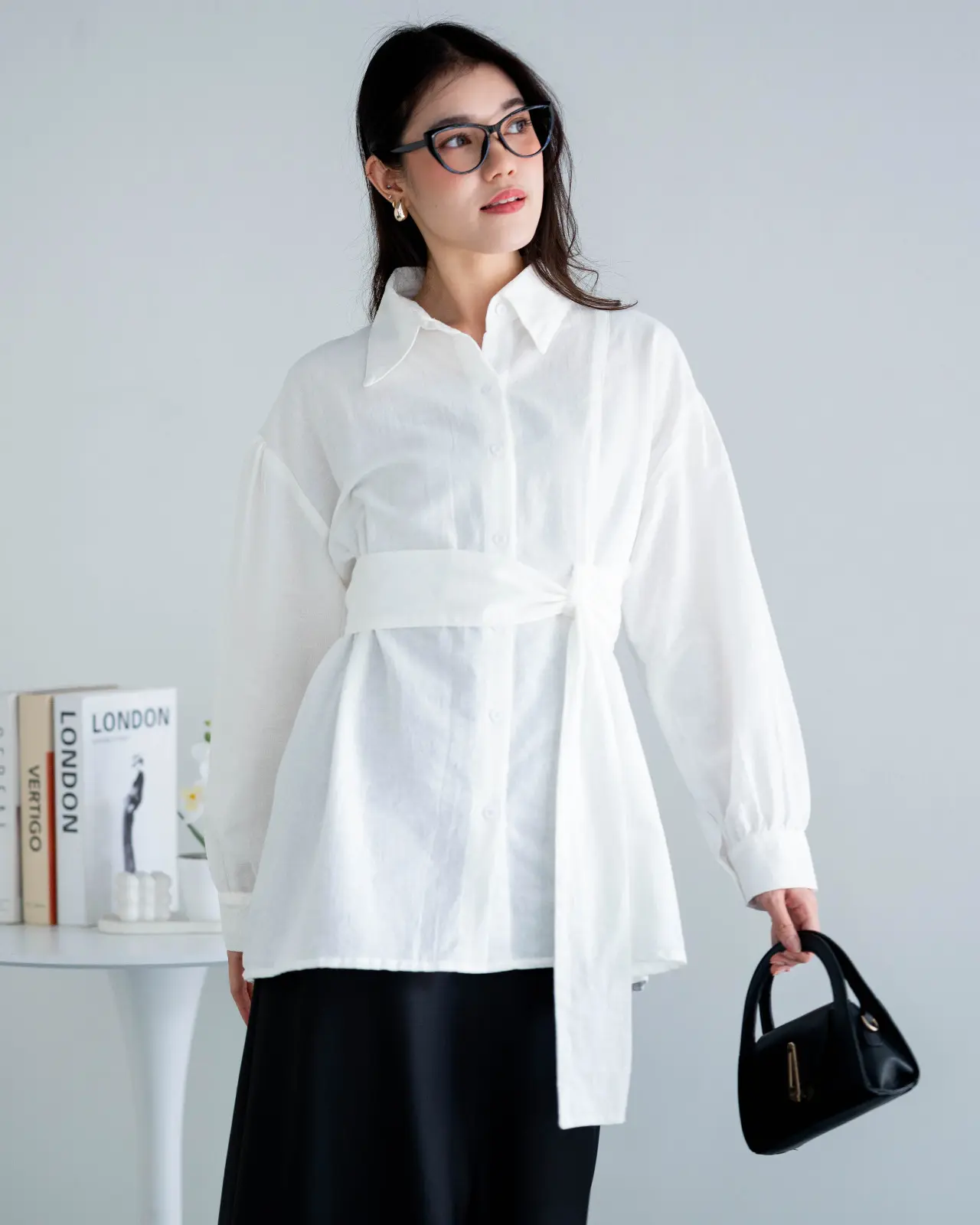 Shannon Shirt Kode Rb011 Broken White