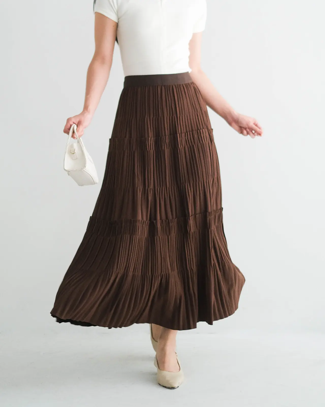 Ceola Skirt Kode 377F Coffee - Image 3
