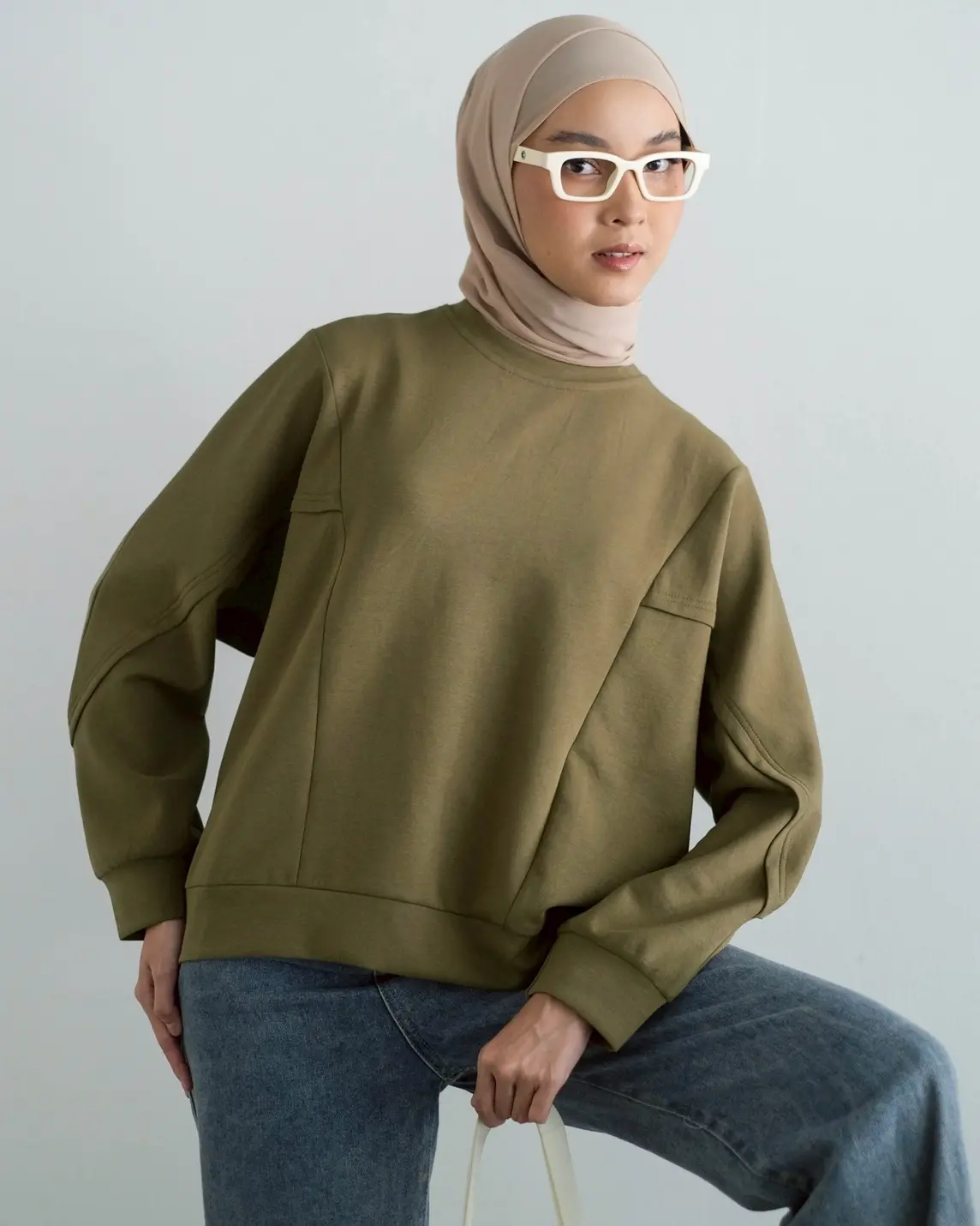 Jefani Longsleeve Kode 259F Army - Image 2