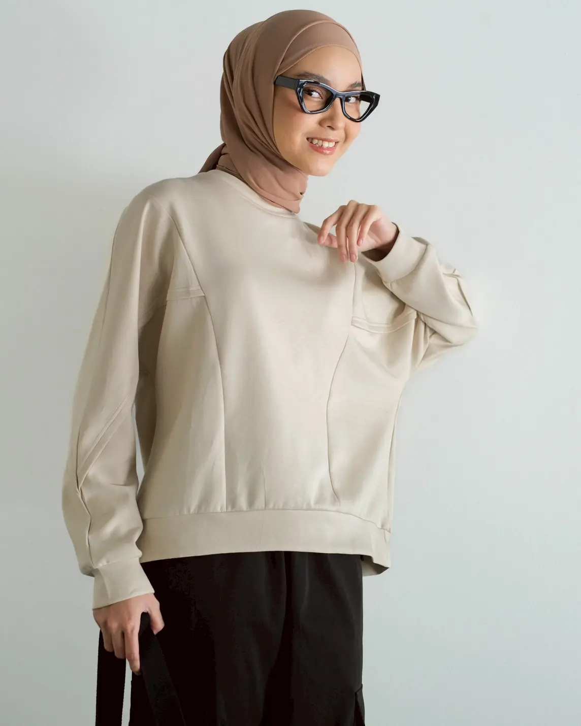 Jefani Longsleeve Kode 259F Beige - Image 2