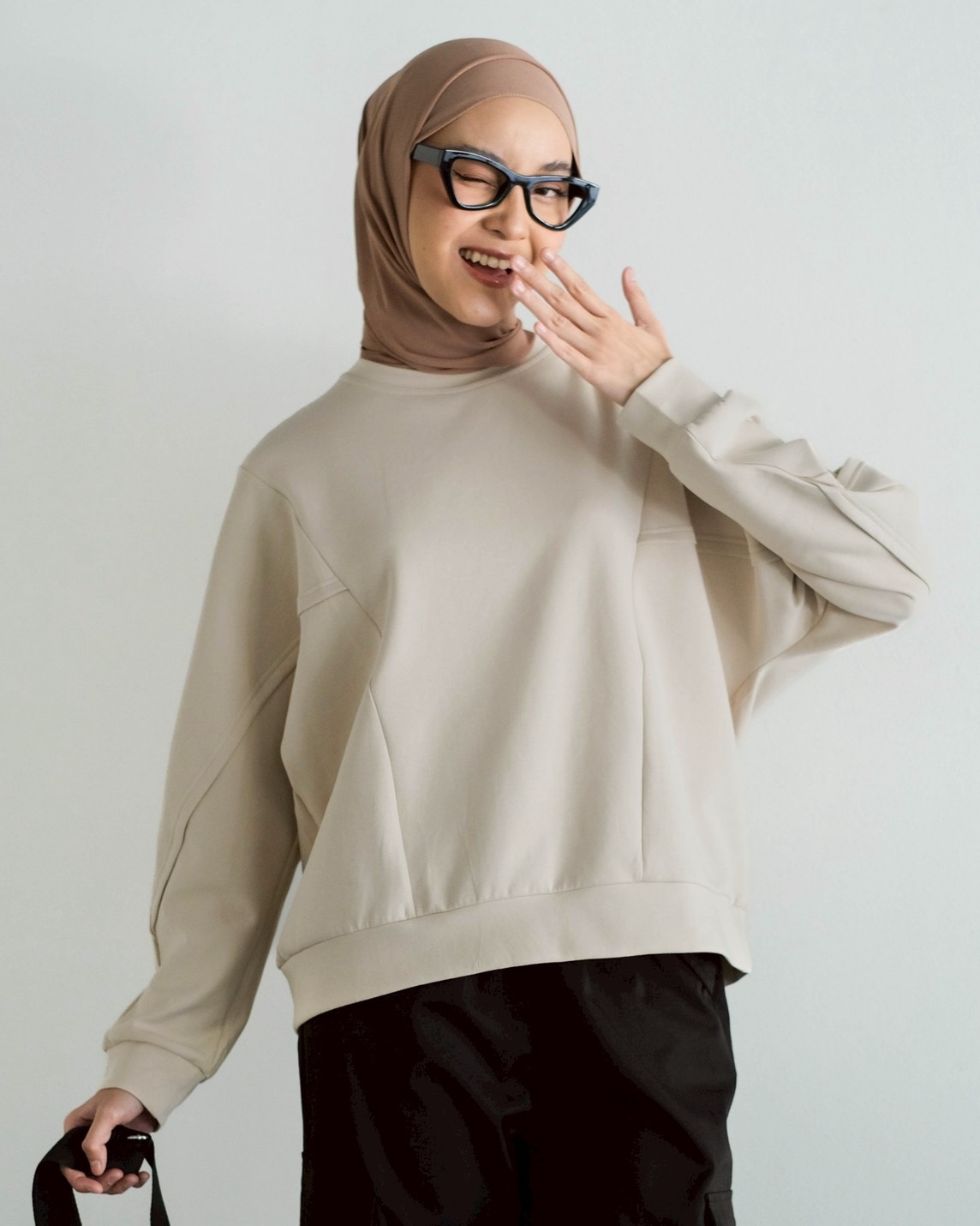 Jefani Longsleeve Kode 259F Beige