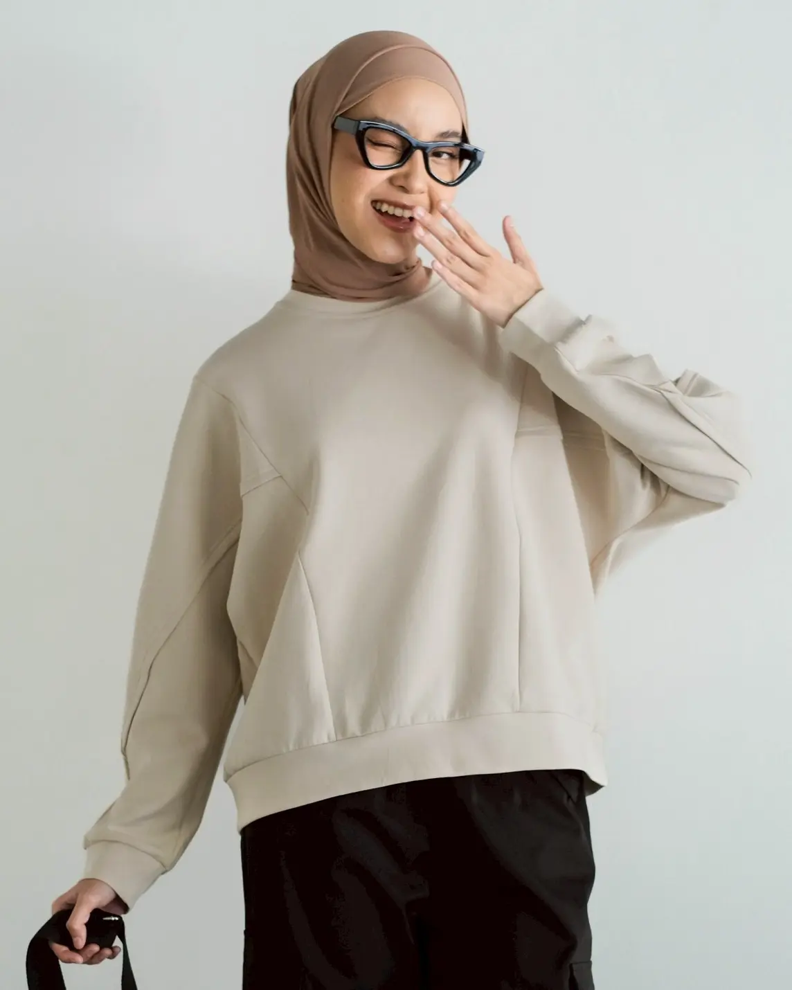 Jefani Longsleeve Kode 259F Beige