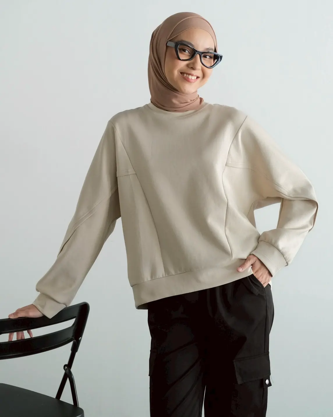 Jefani Longsleeve Kode 259F Beige - Image 3