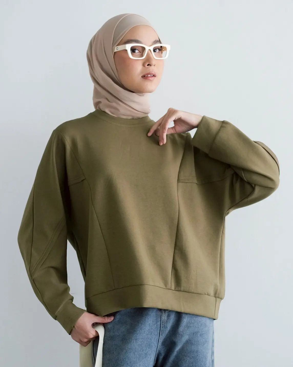 Jefani Longsleeve Kode 259F Army