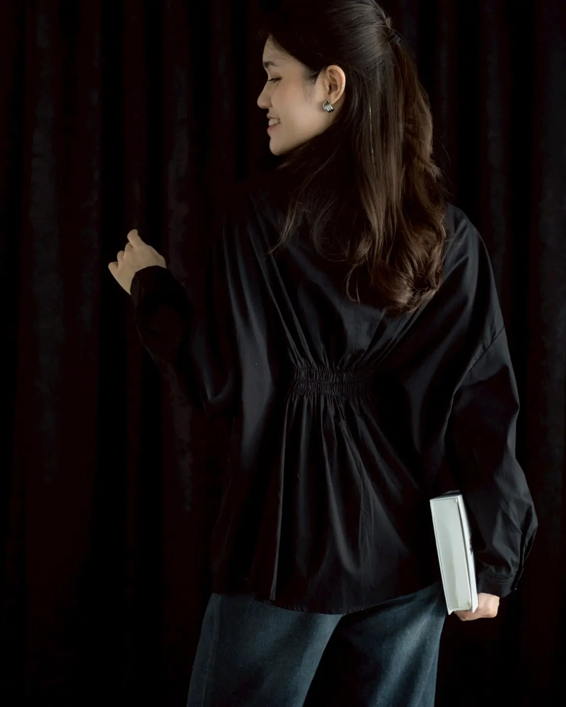 Adnan Shirt Kode K 042 Black - Image 3