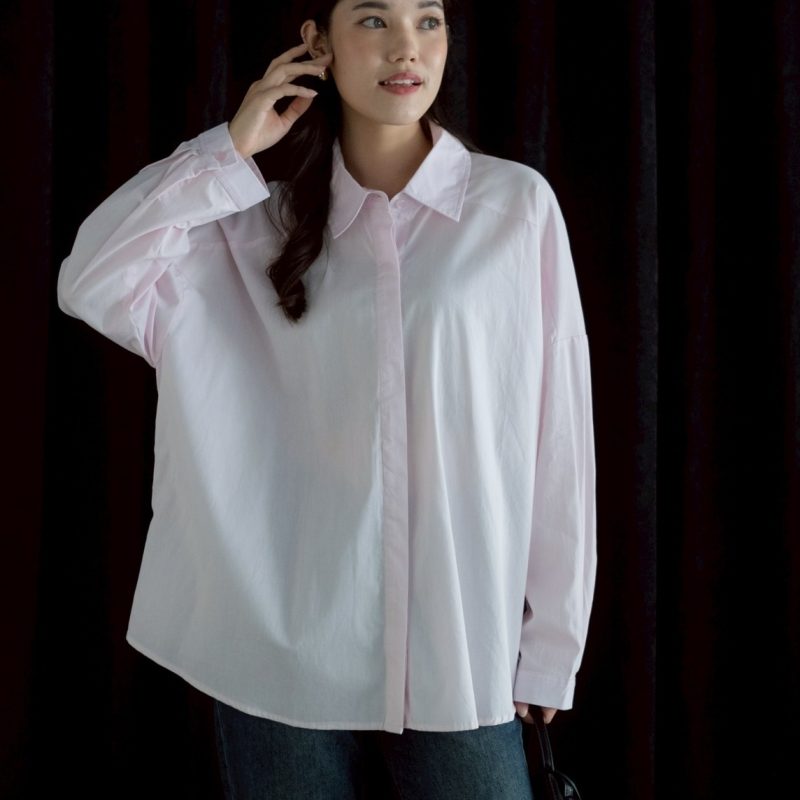 Adnan Shirt Kode K 042 Baby Pink