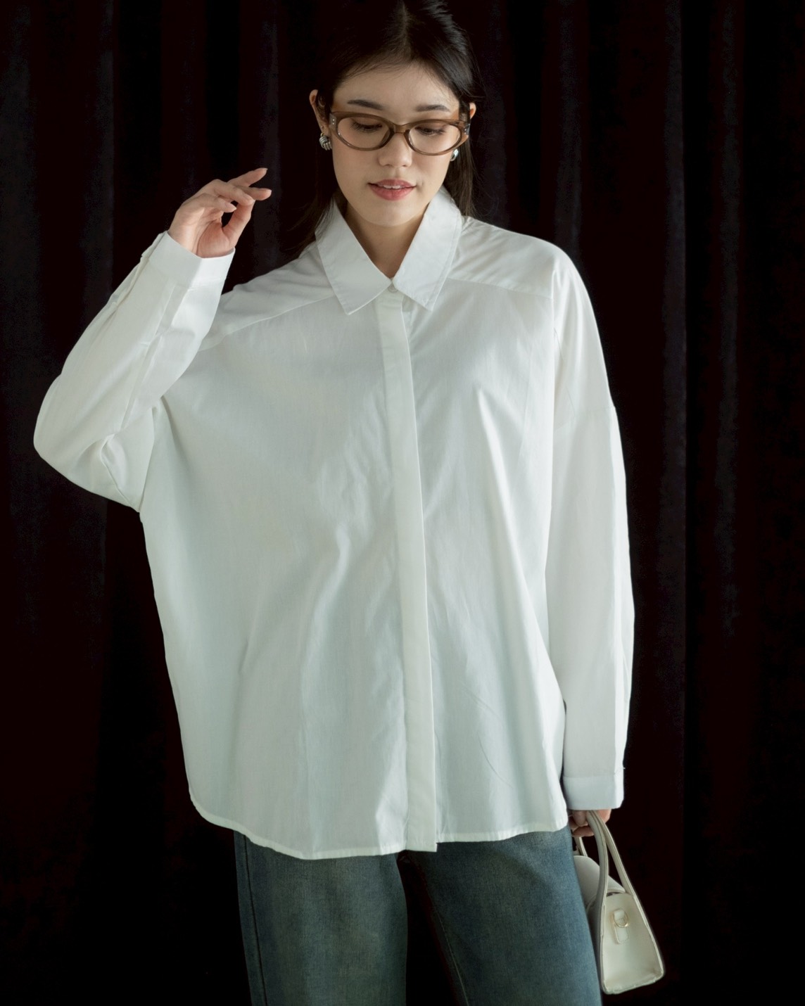 Adnan Shirt Kode K 042 Broken White
