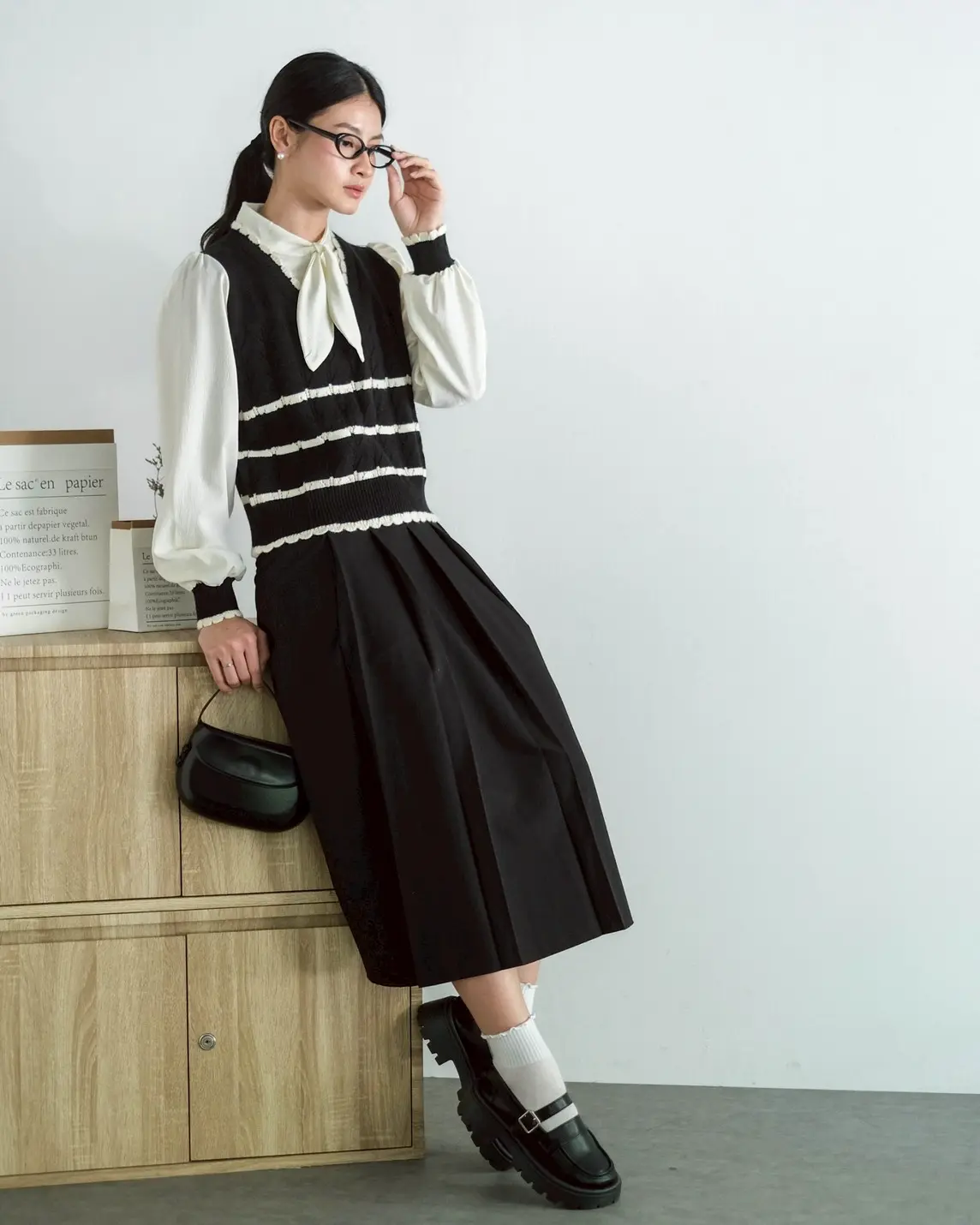 Olvera Longsleeve Kode 485F Black - Image 2