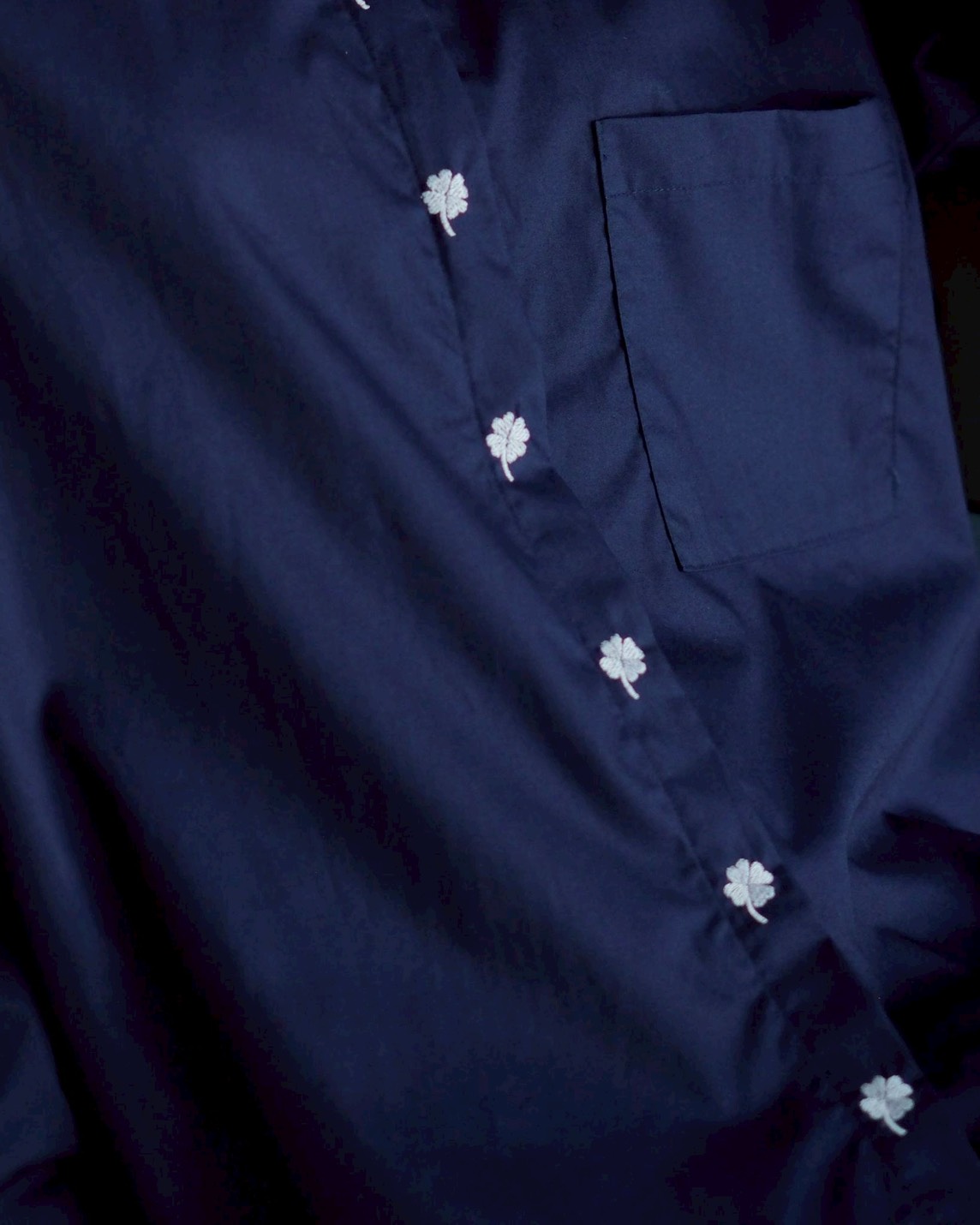 Suerte Shirt Kode 60102 Navy - Image 3