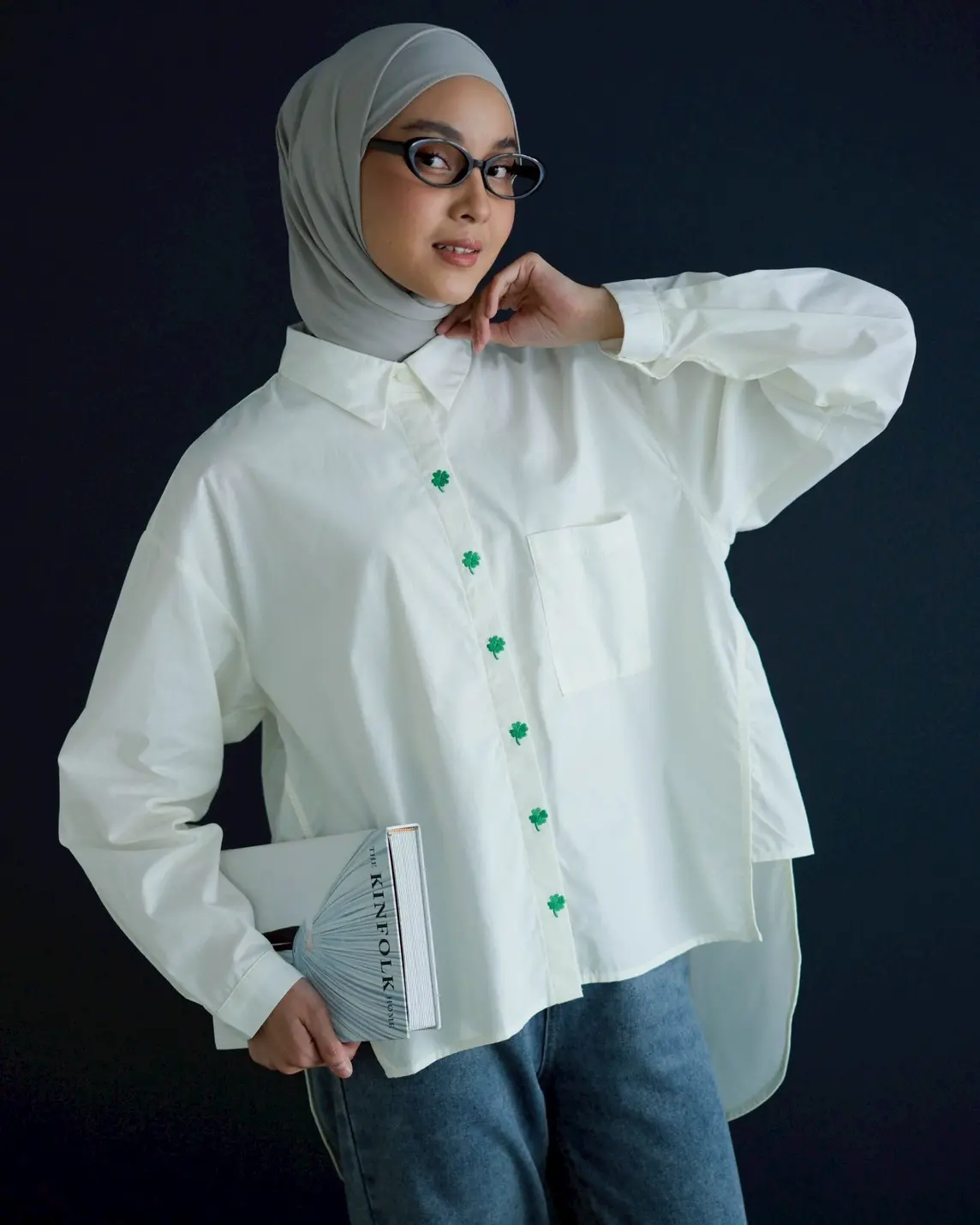 Suerte Shirt Kode 60102 Broken White - Image 3