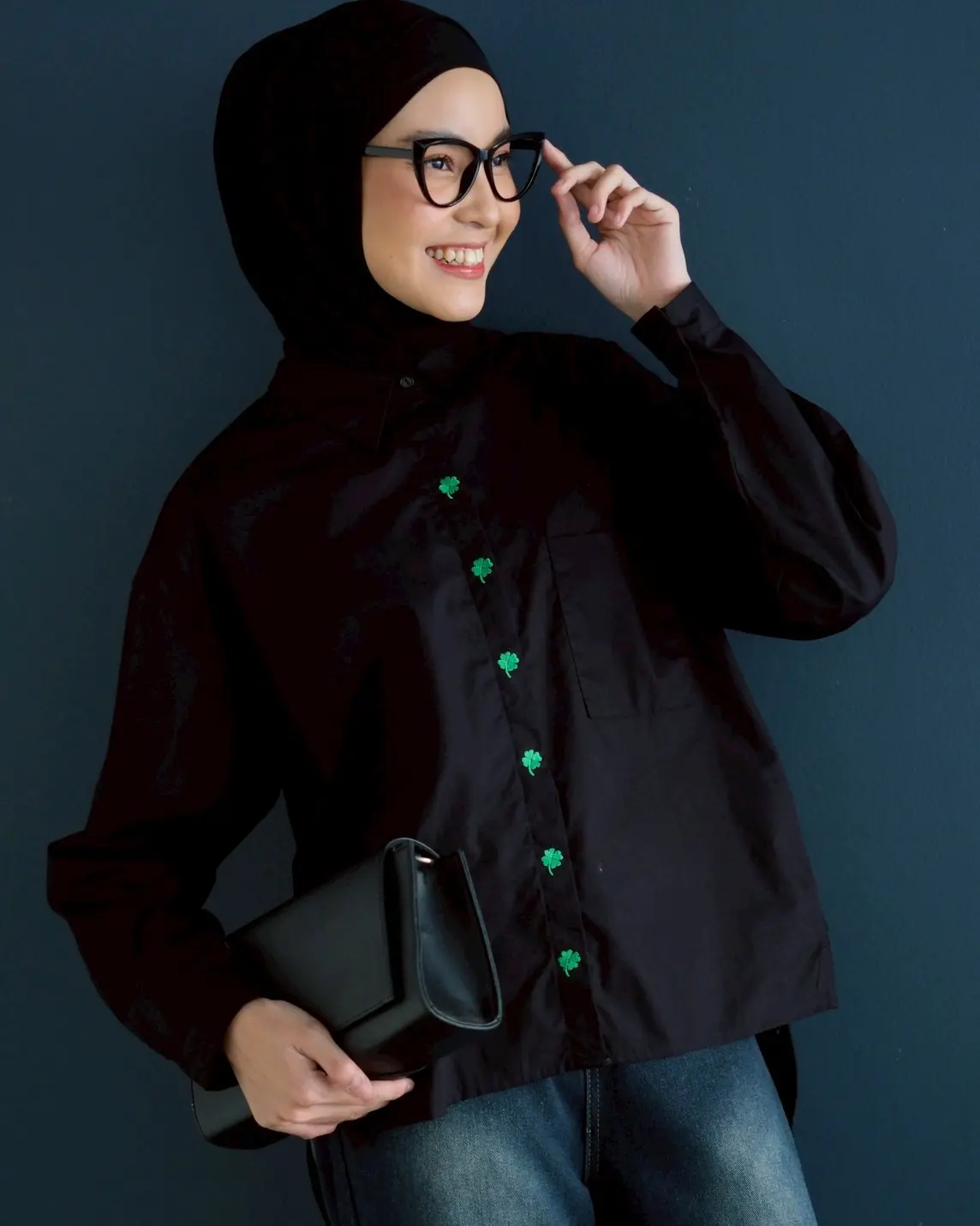 Suerte Shirt Kode 60102 Black