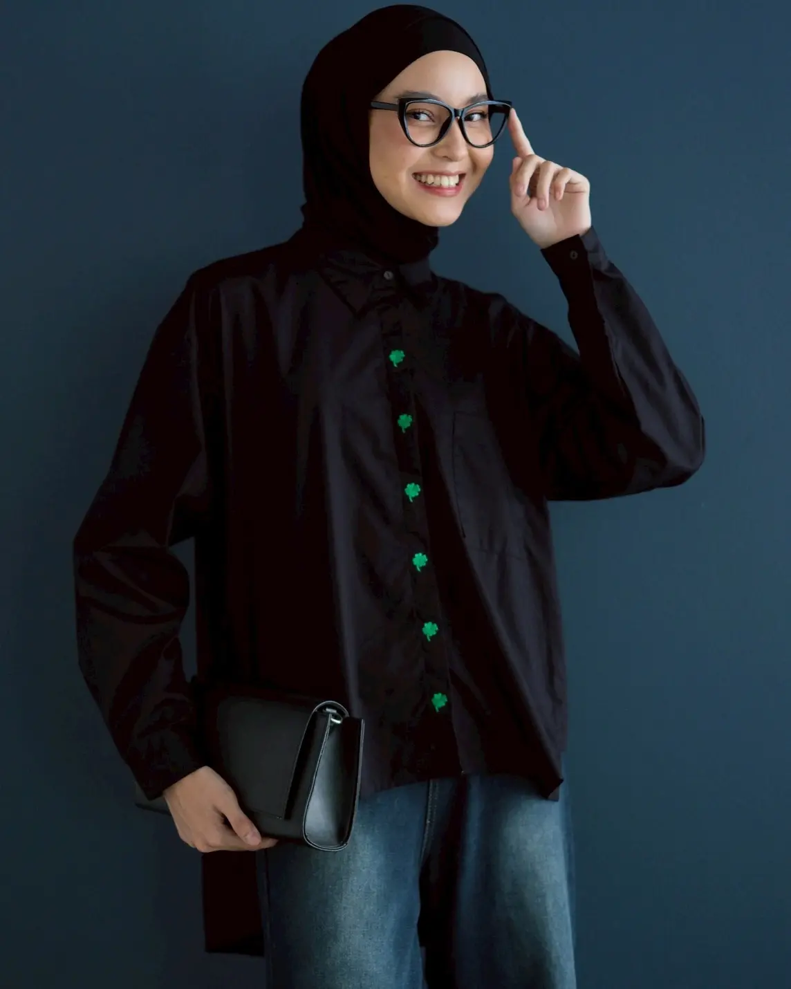 Suerte Shirt Kode 60102 Black - Image 3