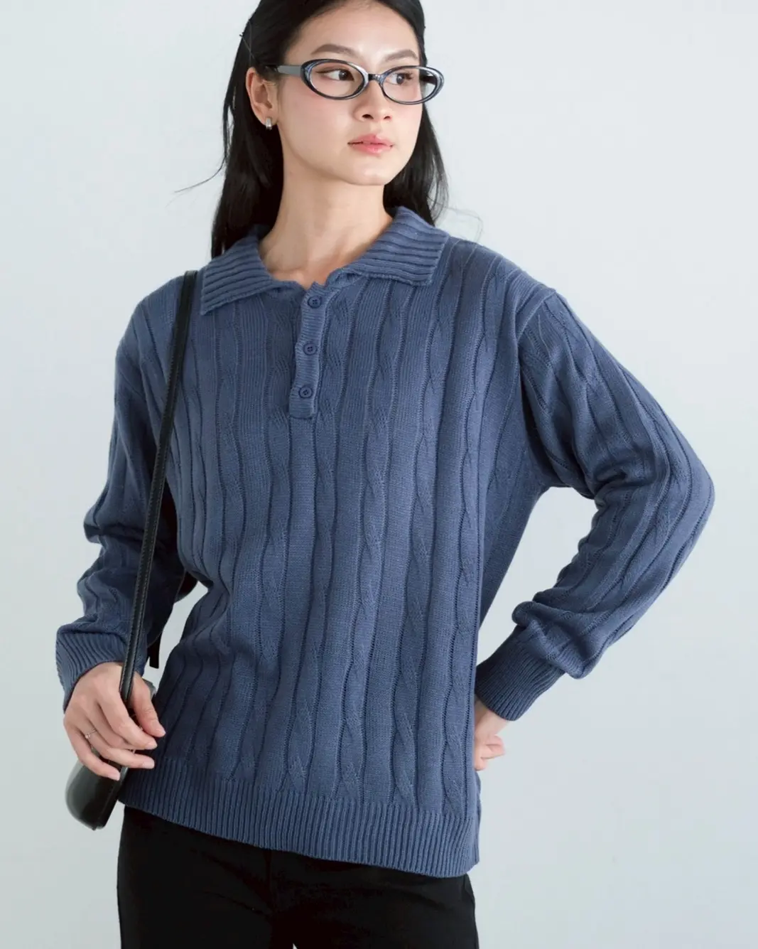Veralda Sweater Blue Denim