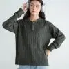Veralda Sweater Dark Army - Image 3