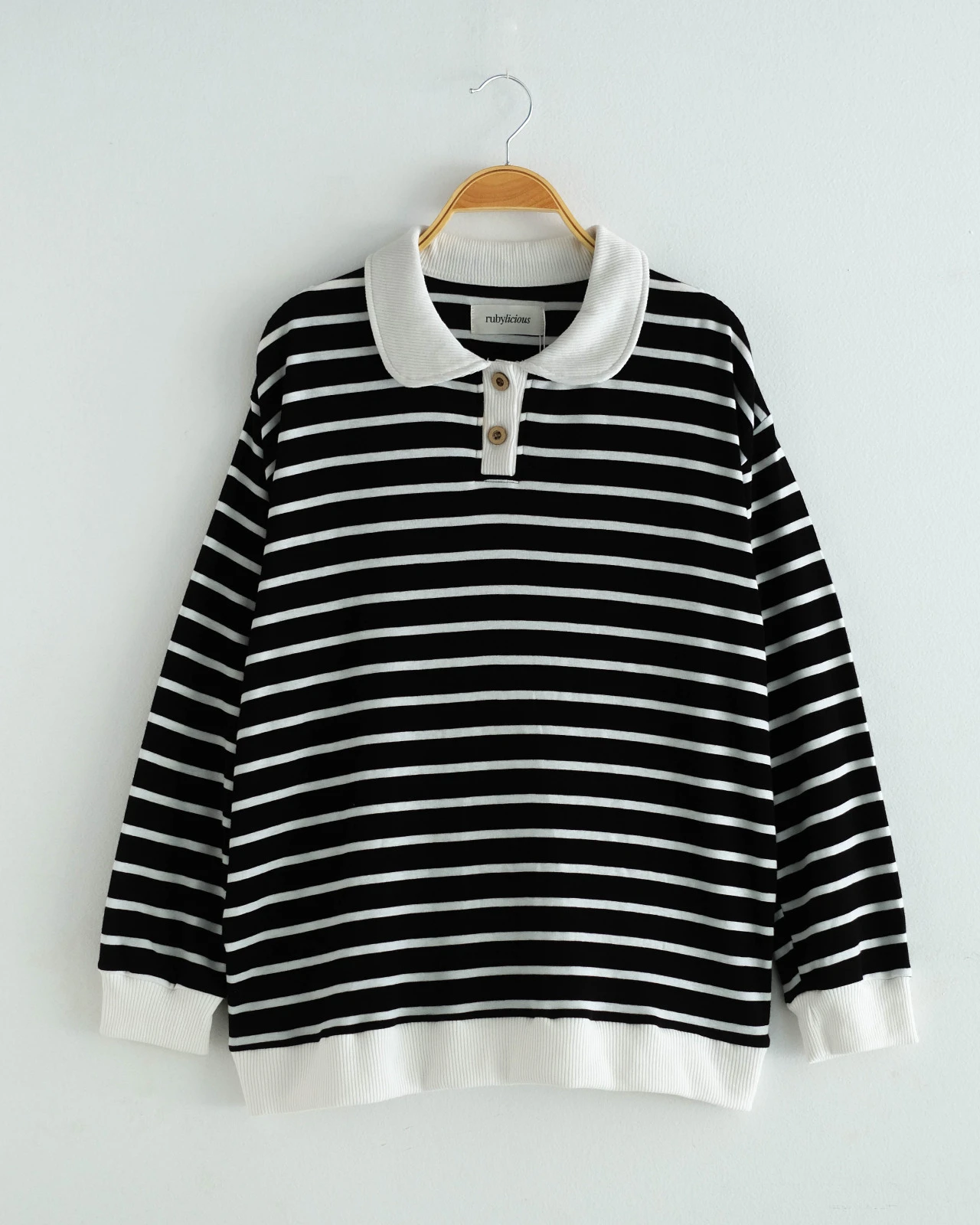 Fera Stripe Longsleeve Kode Ft6294 Black