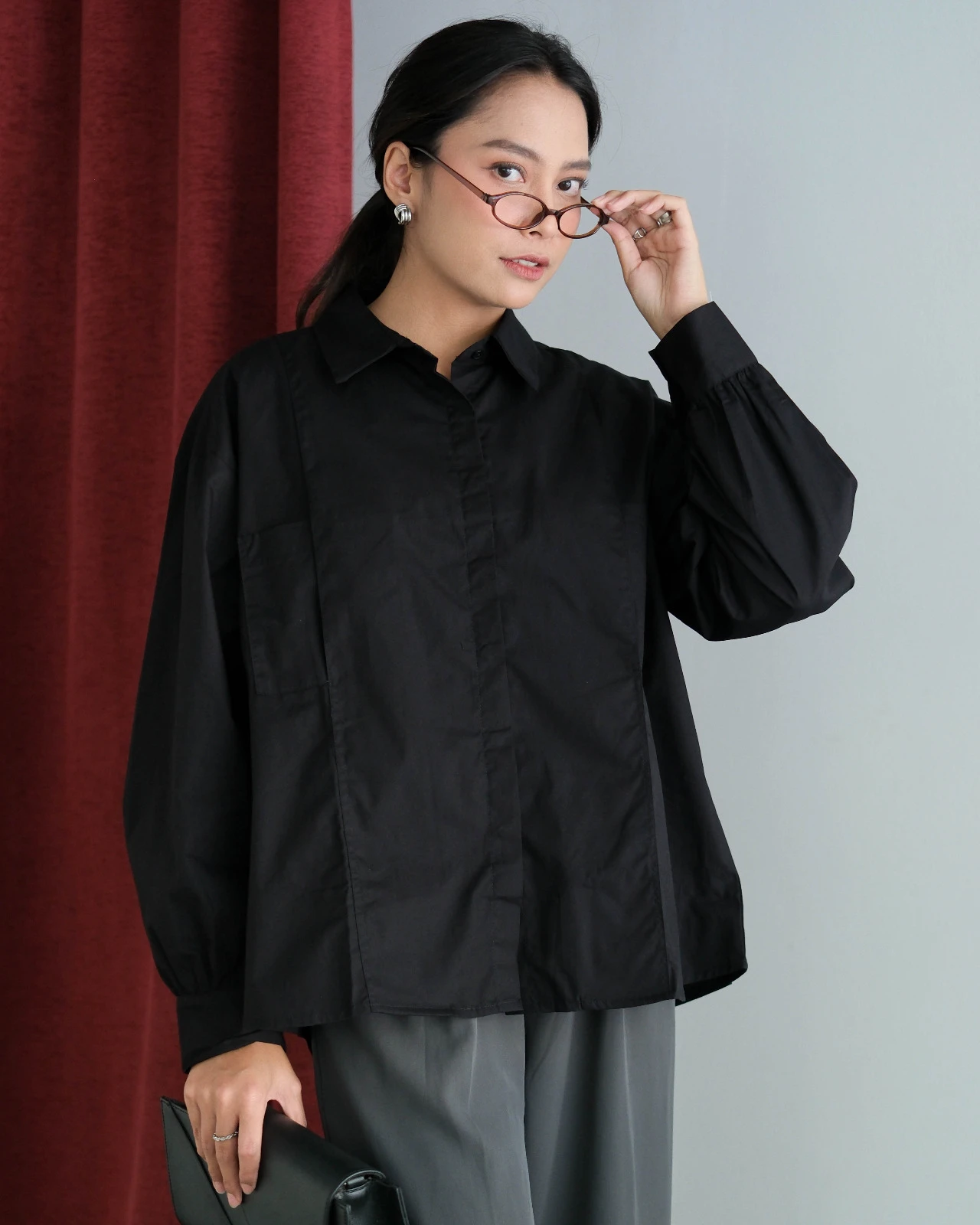 Anaira Shirt Kode 20341 Black - Image 2